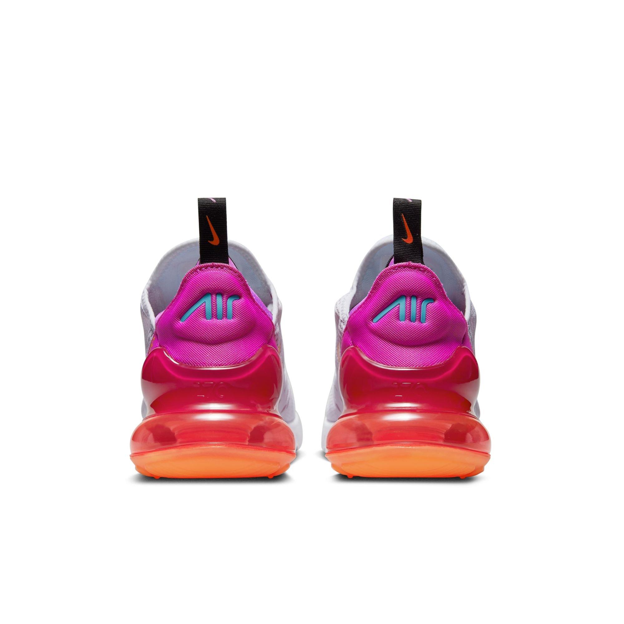 Nike Air Max 270 White/Black/Fuchsia Dream Women's Shoe - Hibbett