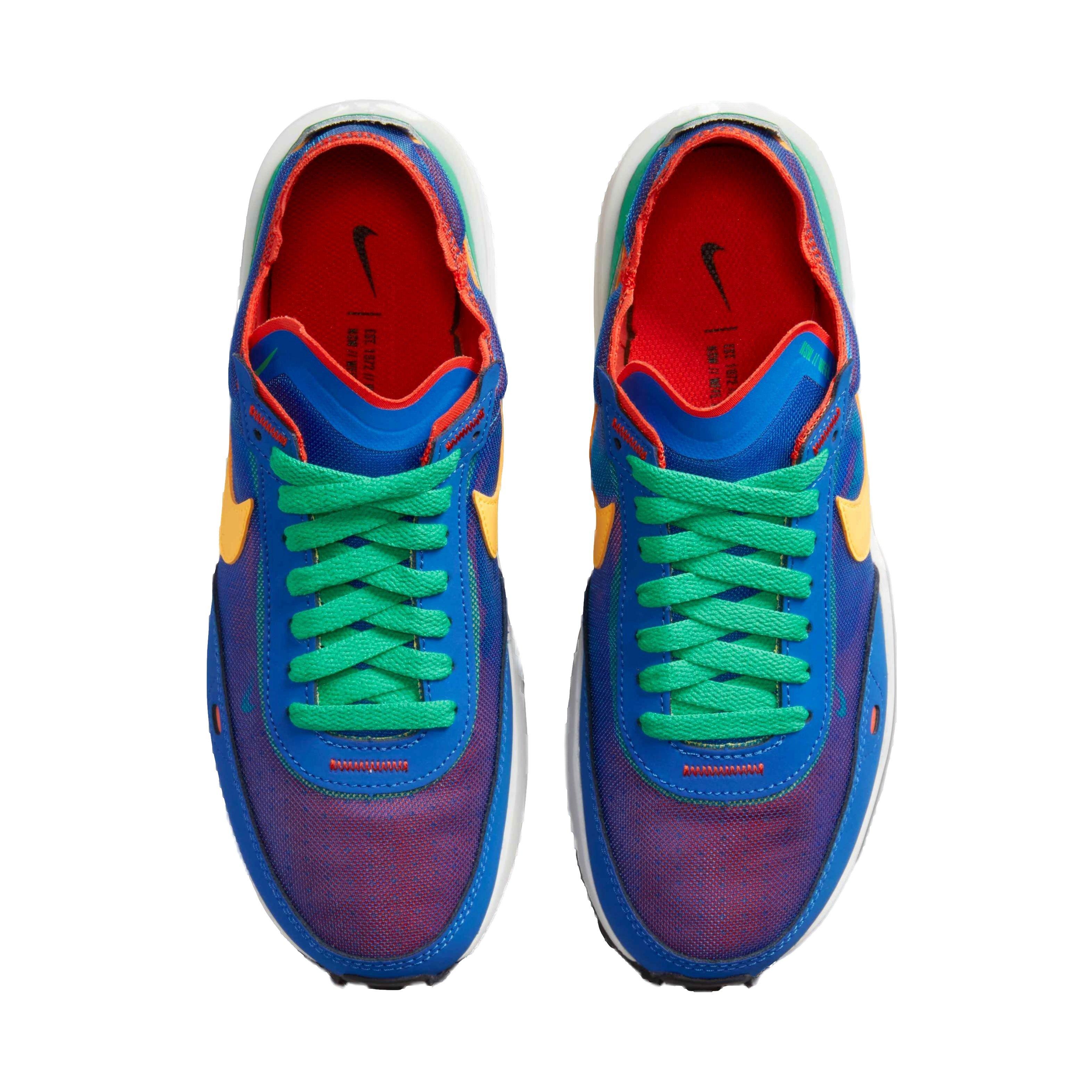 Nike Waffle One "Game Royal/Citron Pulse/Stadium Green" Women's Shoe - ROYAL/CITRON/GREEN Thumbnail View 4