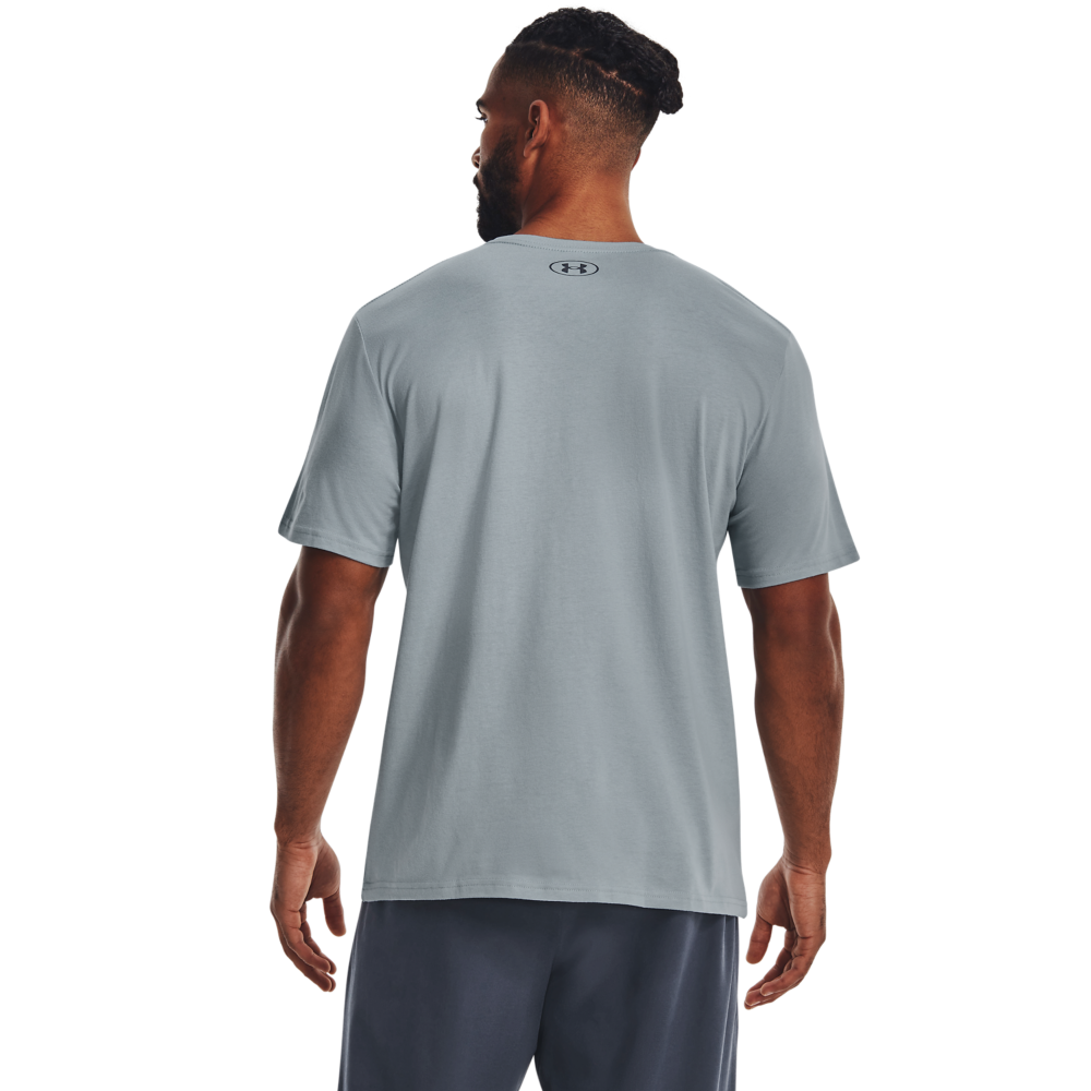 Under Armour Men's GL Foundation Logo Tee-Blue - BLUE Thumbnail View 2