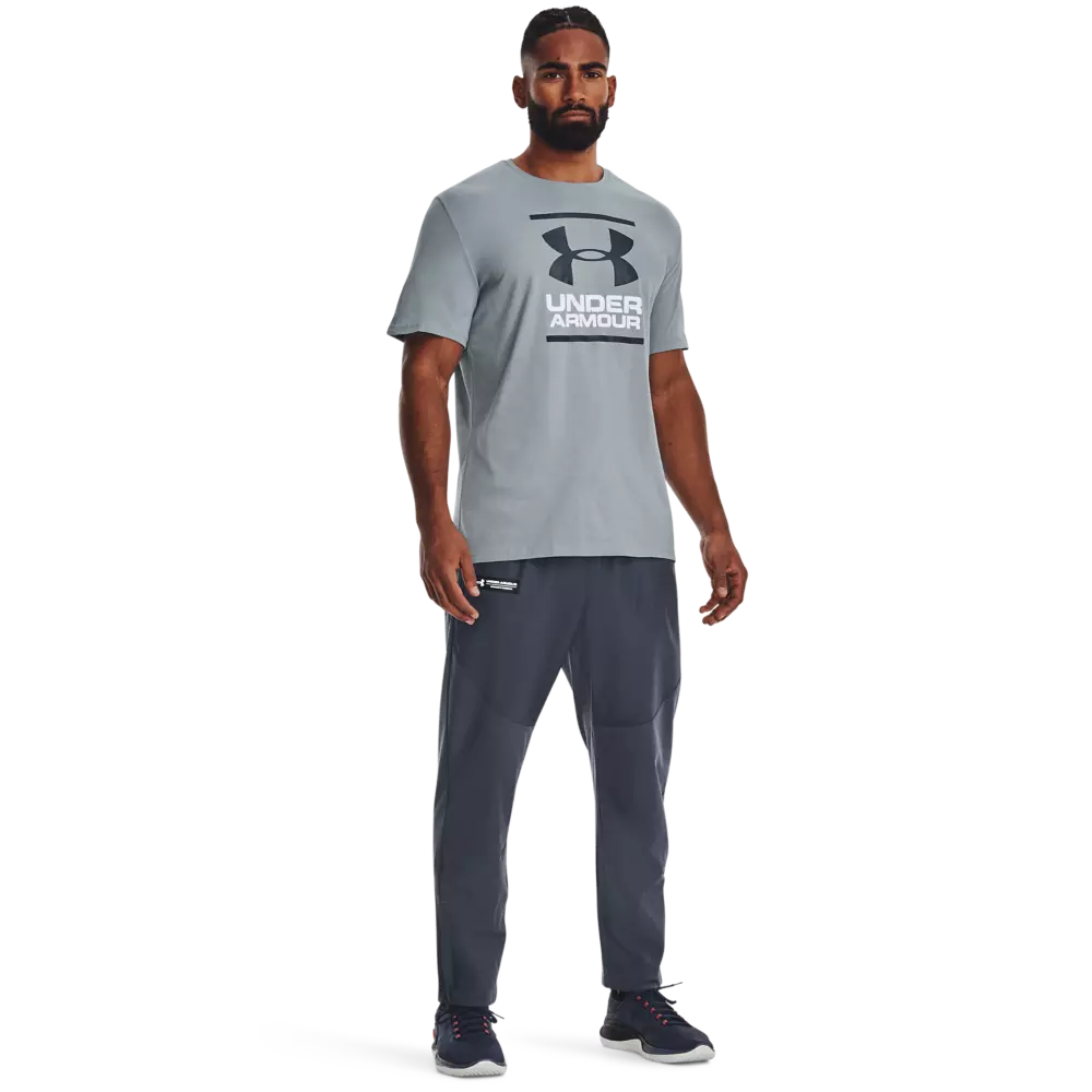 Under Armour Men's GL Foundation Logo Tee-Blue - BLUE