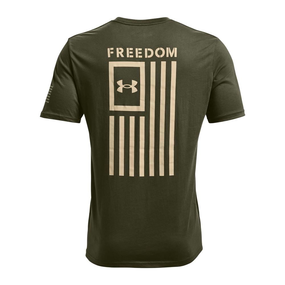Under Armour Men's Freedom Flag Tee-Green - GREEN Thumbnail View 6
