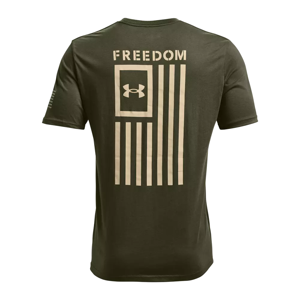 Under Armour Men's Freedom Flag Tee-Green - GREEN