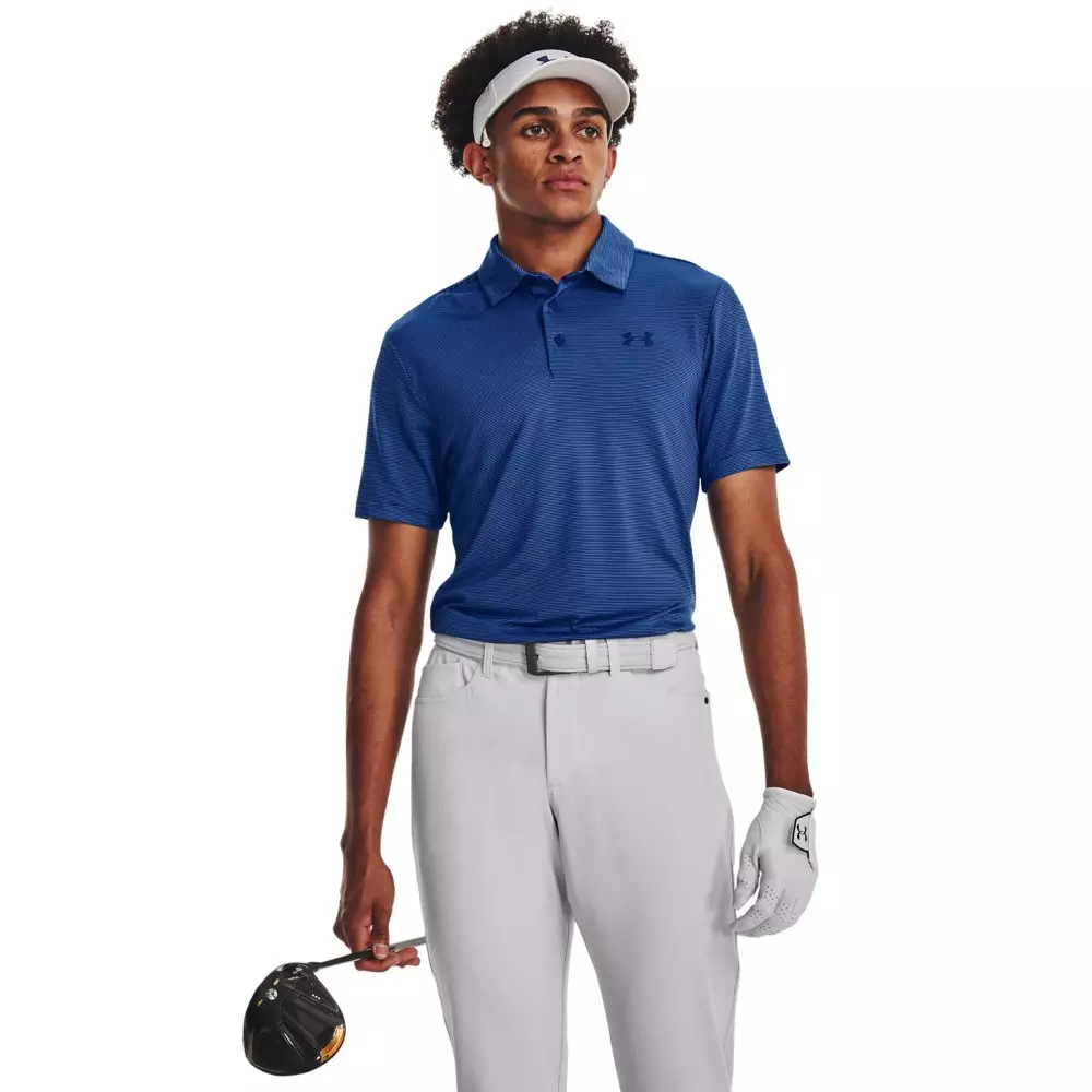Under Armour Men's Playoff 2.0 Polo-Blue - BLUE