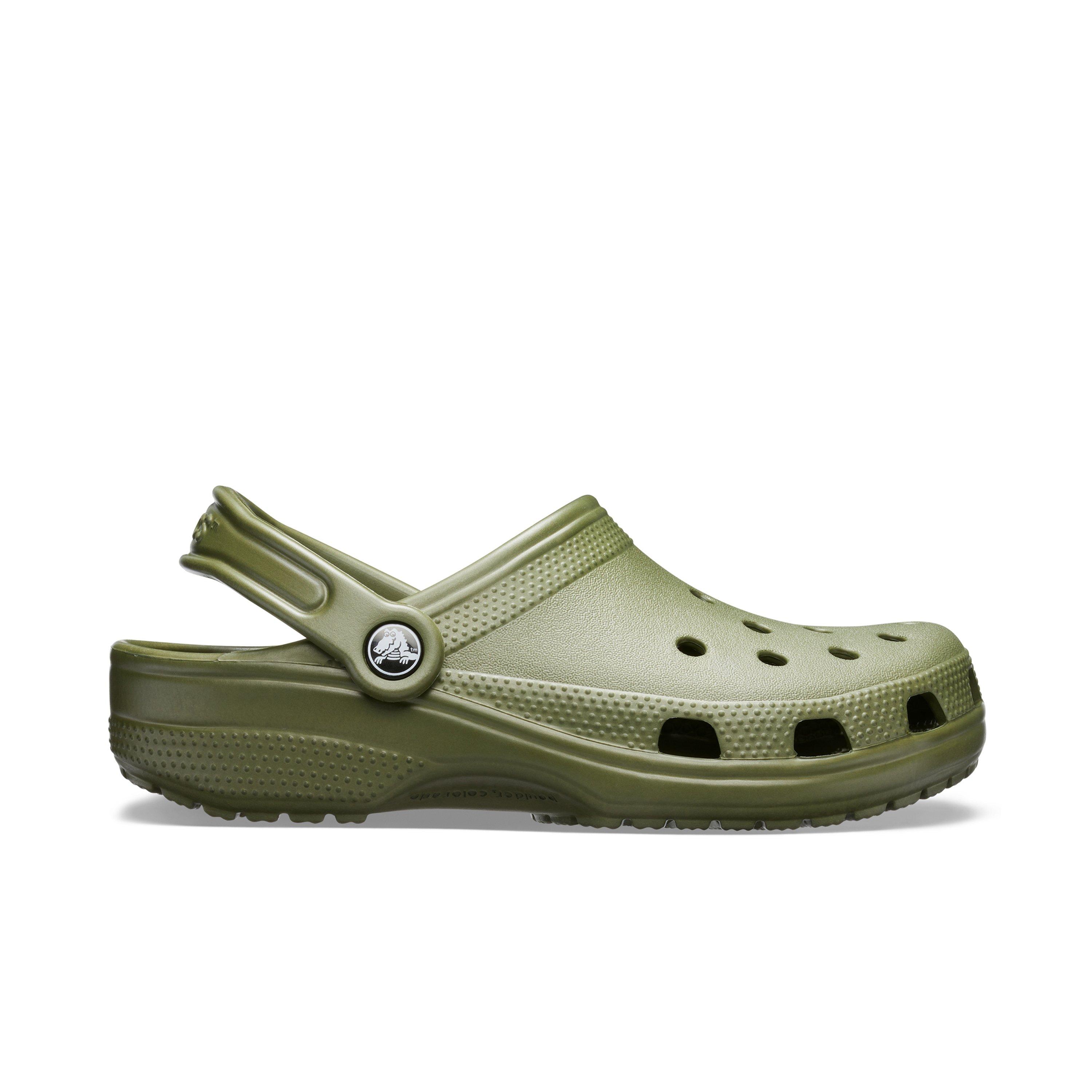 Army green discount crocs mens 11