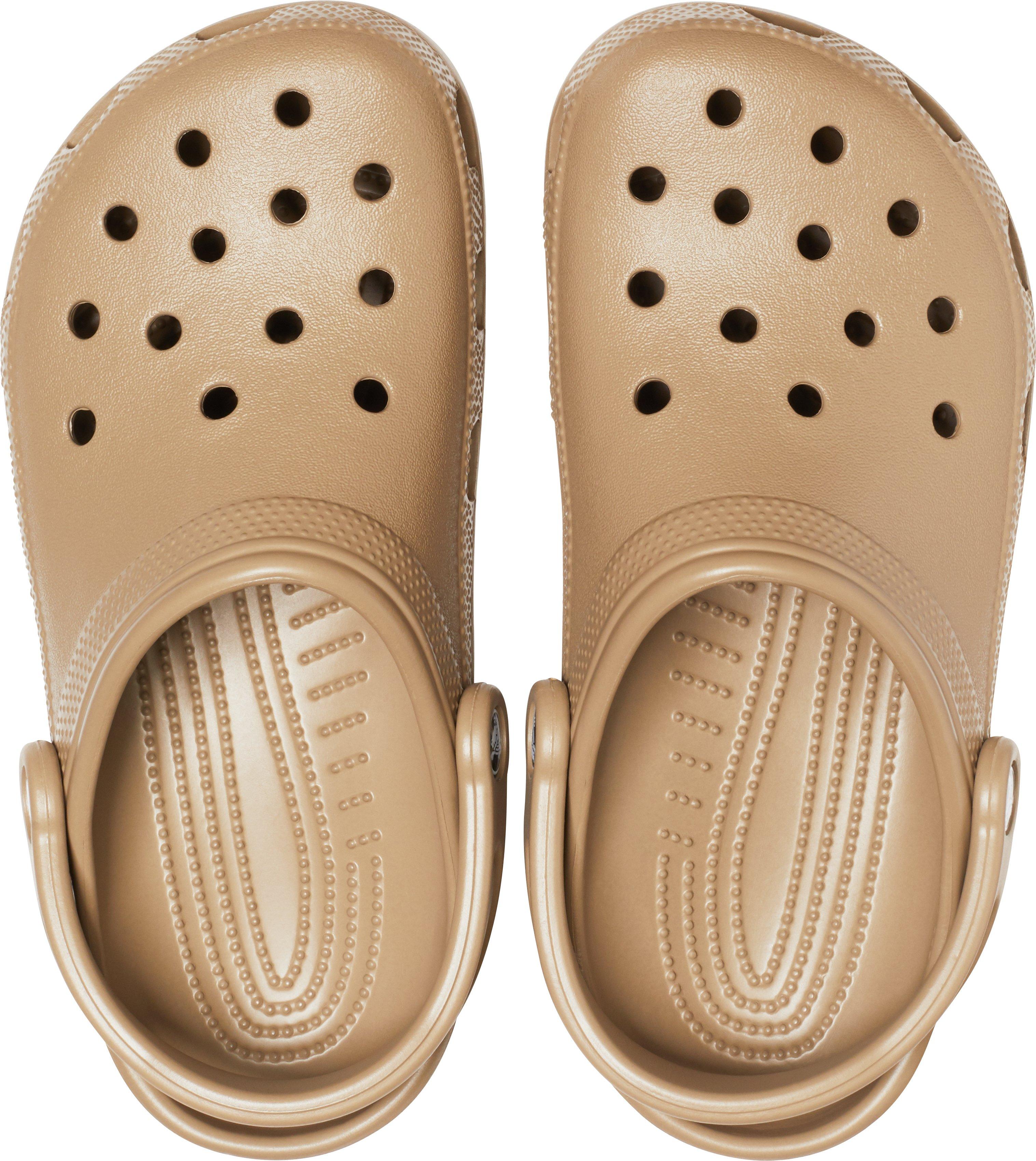 Khaki crocs deals