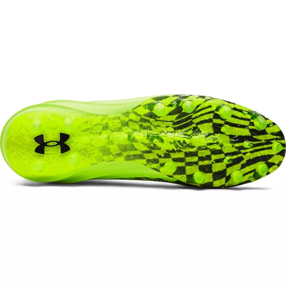 Under Armour Blur Smoke 2.0 "Lime/Black" Men's Football Cleat - Lime/Black