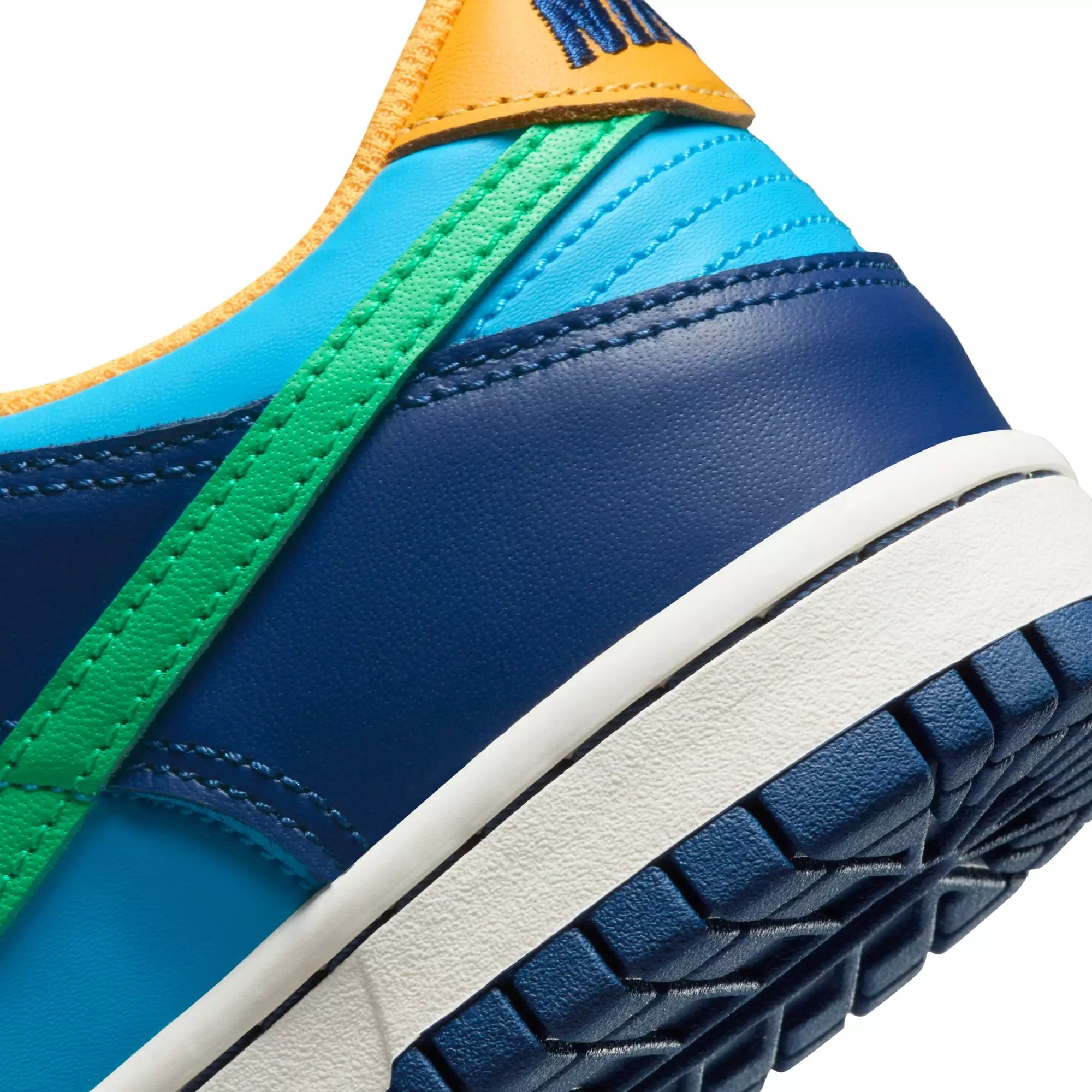 Nike Dunk Low "Baltic Blue/Electric Algae/Deep Royal" Grade School Kids' Shoe - BALTIC BLUE/ELECTRIC ALGAE/DEEP ROYAL