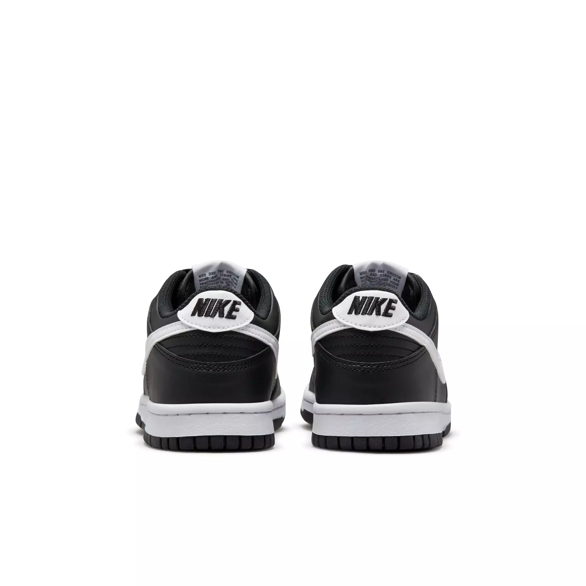 Nike Dunk Low "Black/White/Black" Grade School Boys' Shoe - BLACK/WHITE/BLACK