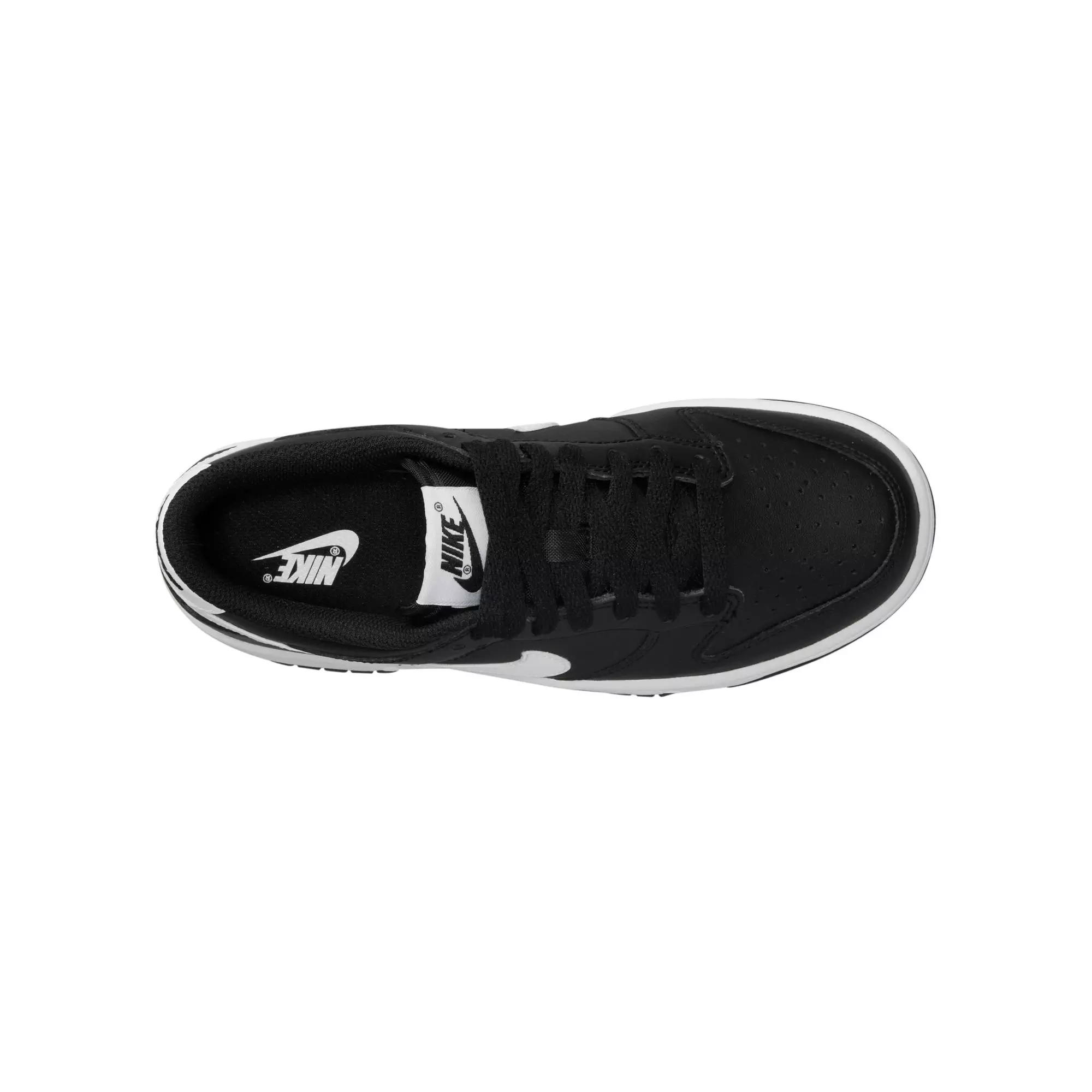 Nike Dunk Low "Black/White/Black" Grade School Boys' Shoe - BLACK/WHITE/BLACK