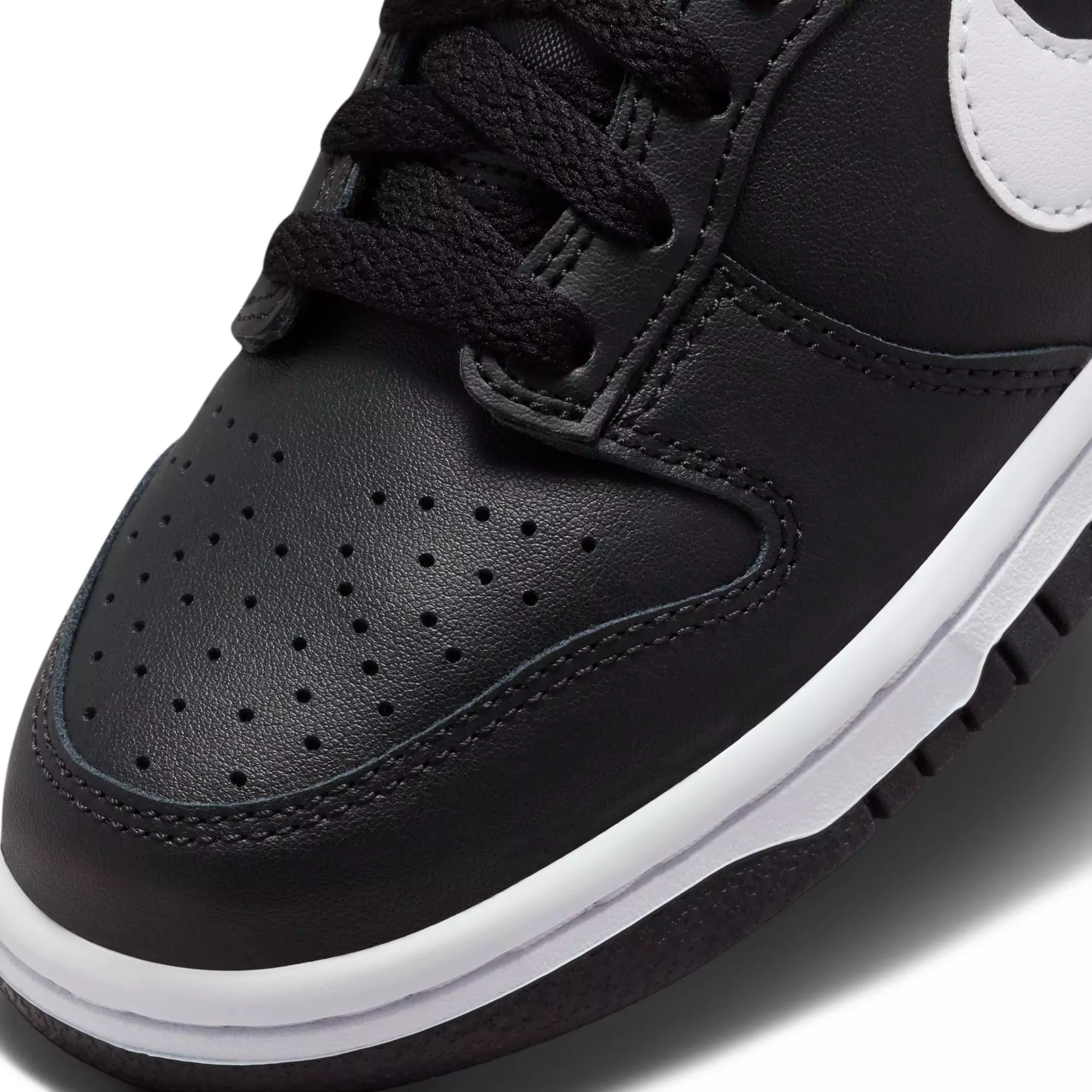 Nike Dunk Low "Black/White/Black" Grade School Boys' Shoe - BLACK/WHITE/BLACK