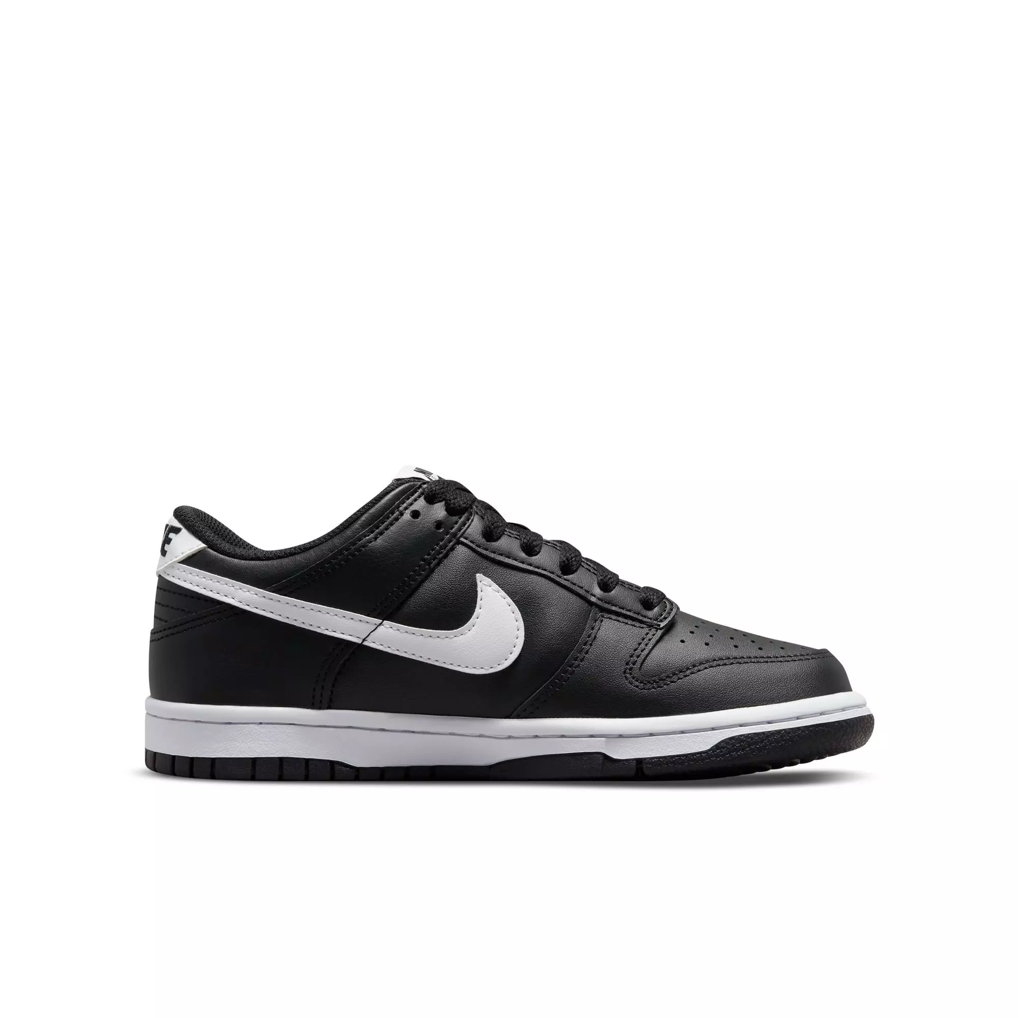 Nike Dunk Low "Black/White/Black" Grade School Boys' Shoe - BLACK/WHITE/BLACK