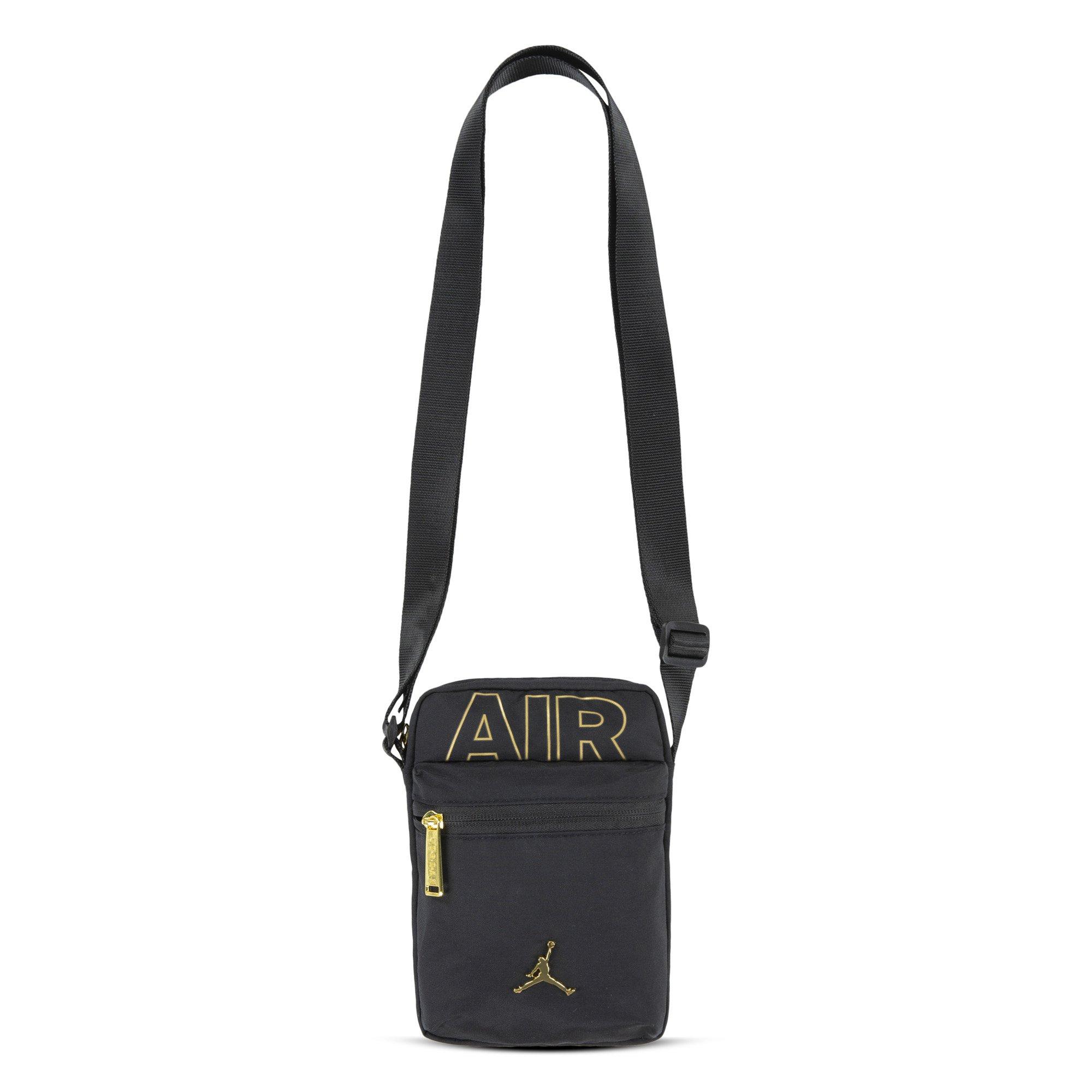 Jordan Monogram Crossbody Bag-Black/Gold