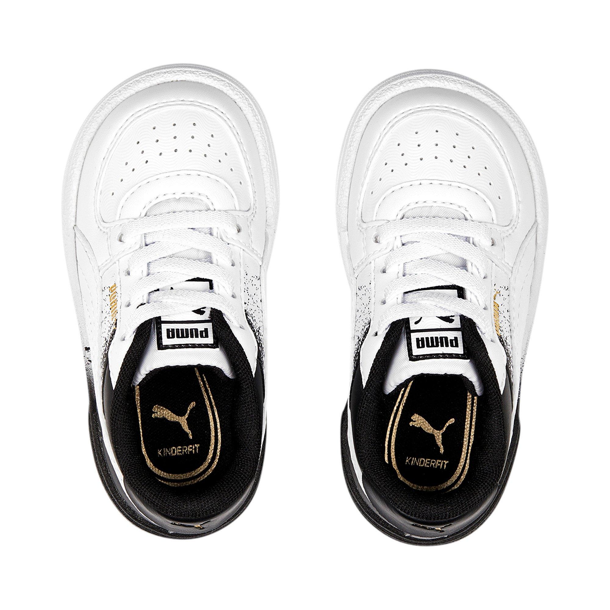 PUMA CA Pro Classic "Sprayed Black/White" Toddler Boys' Shoe - BLACK/WHITE Thumbnail View 3