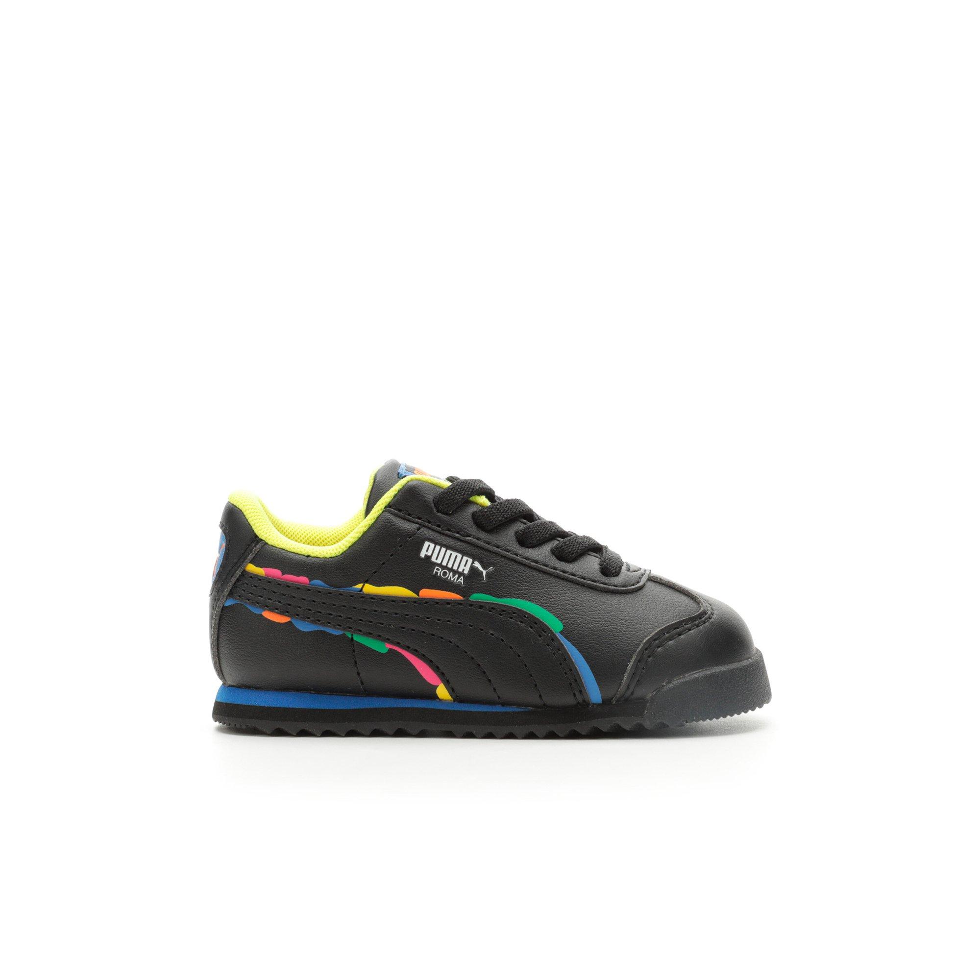 PUMA Roma "Liquid Lights" Toddler Boys' Shoe - BLACK