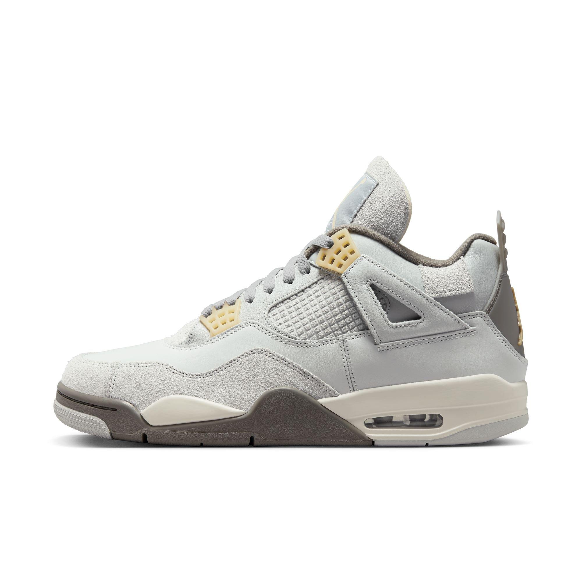 Jordan Retro 4 SE Photon Dust/Pale Vanilla/Off-White Men's Shoe - Hibbett