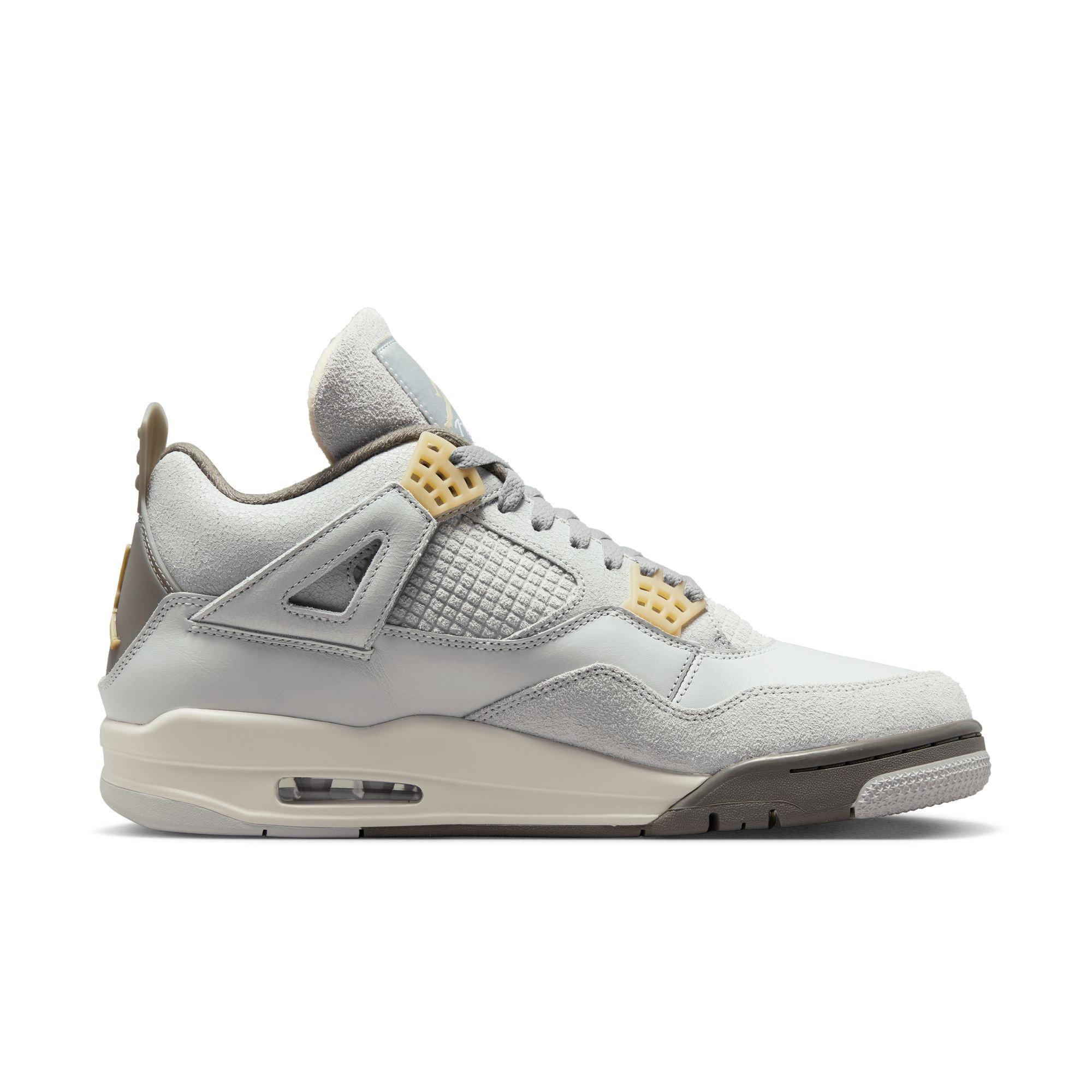 Sneakers Release – Jordan Retro 4 SE “Craft” Photon  Dust/Pale Vanilla/Off-White Men’s & Grade School Kids’  Shoe Launching 2/11