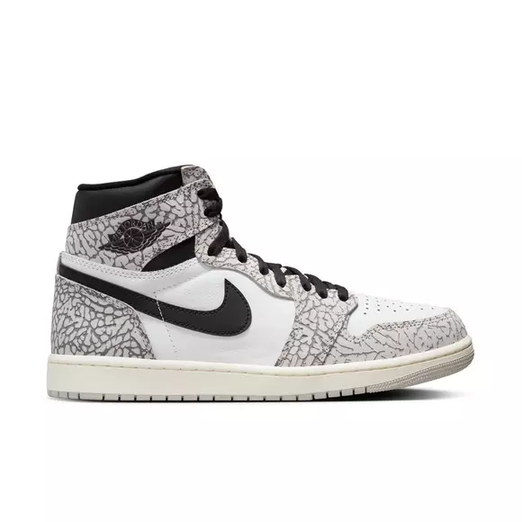 air jordan 1 retro high white elephant print
