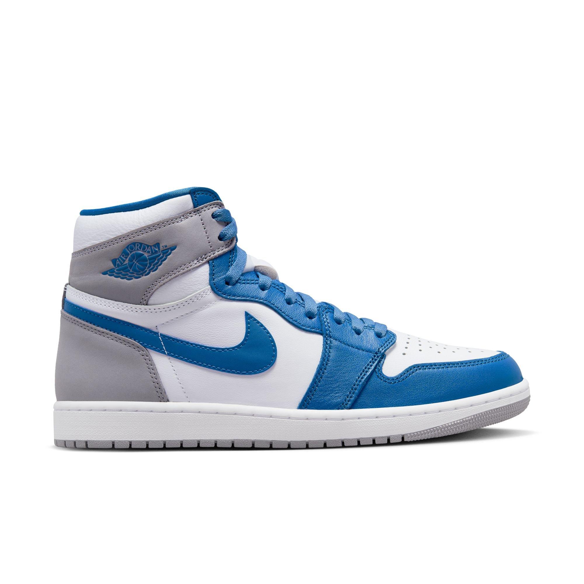 grey white blue jordan 1