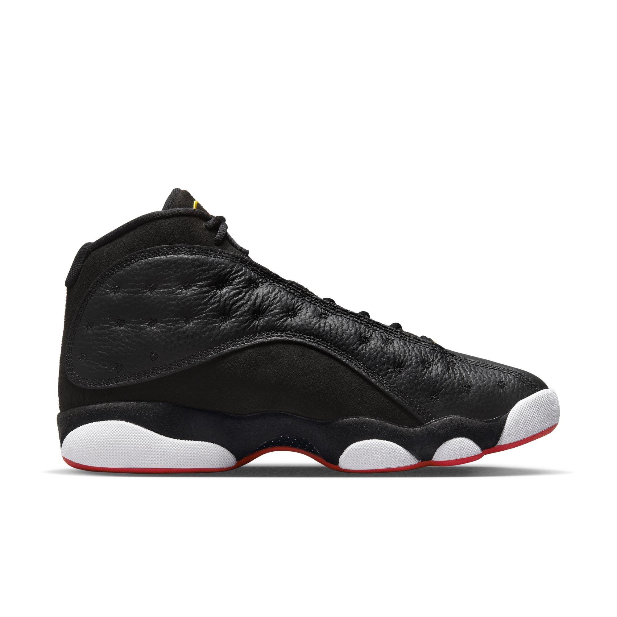 Air Jordan 13 Retro Playoffs Grade School Lifestyle Shoes (Black/Red) Free  Shipping