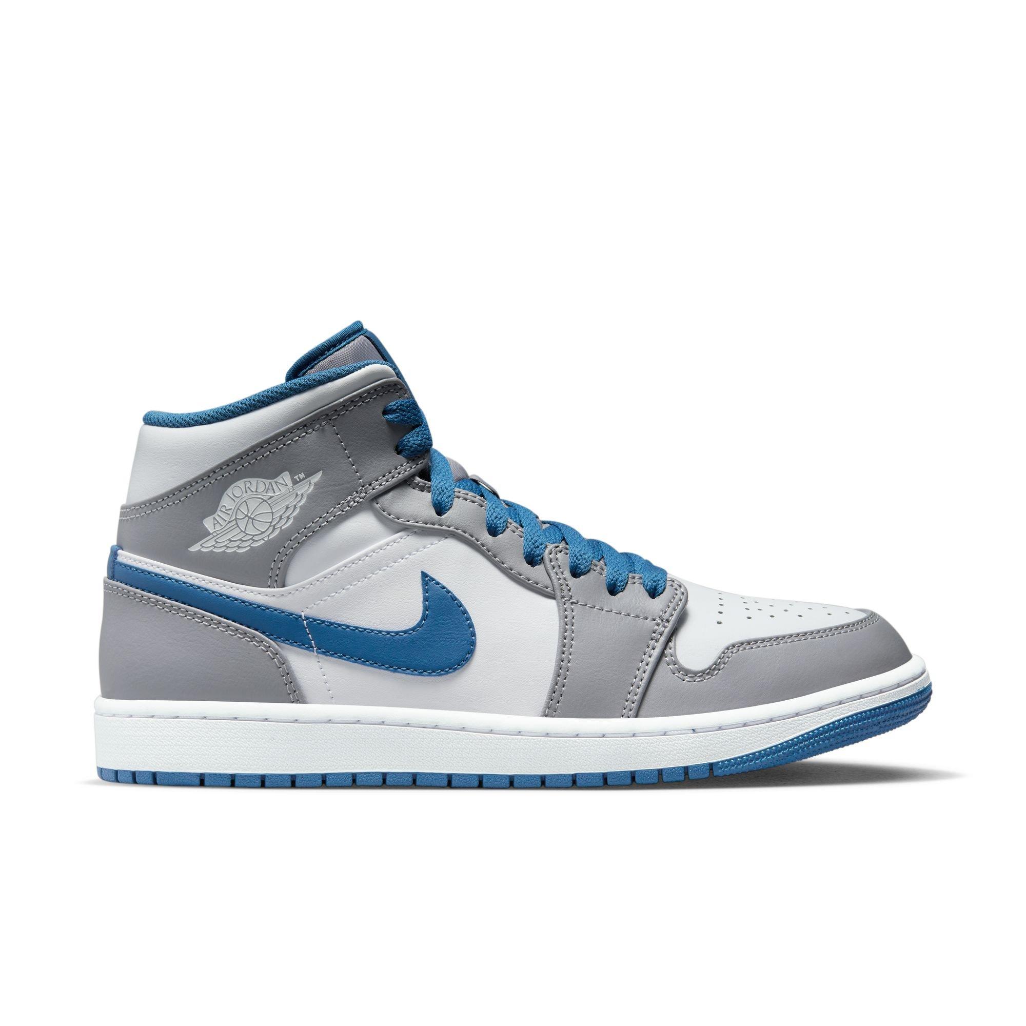 grey blue and white jordan 1