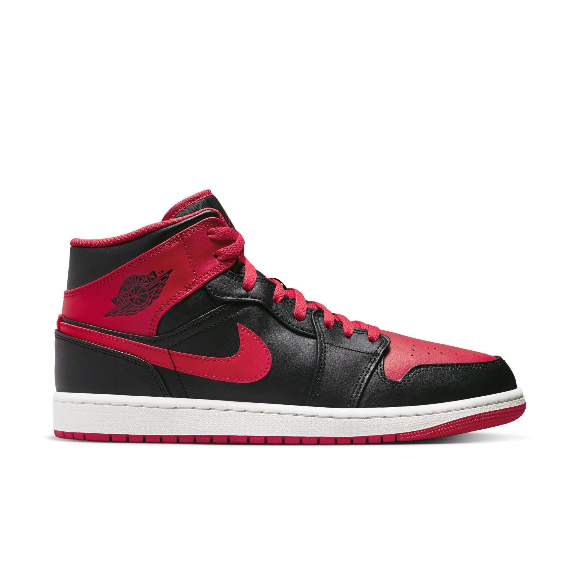black and red jordans cheap