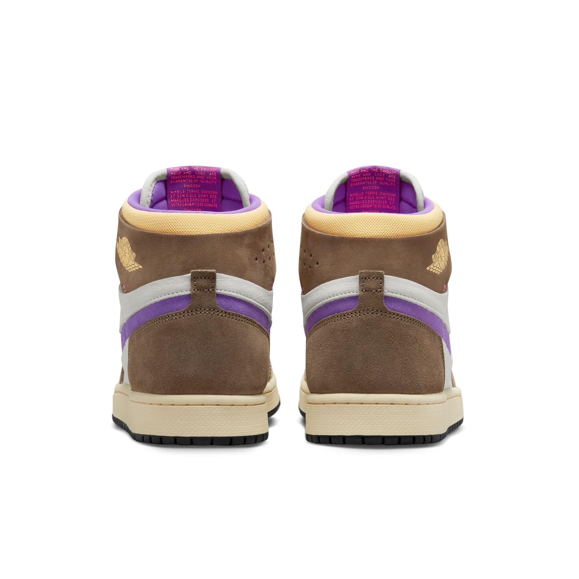 Jordan 1 Zoom Comfort 2 "Palomino/Melon Tint/Wild Berry/Desert" Men's Shoe - BROWN Thumbnail View 8