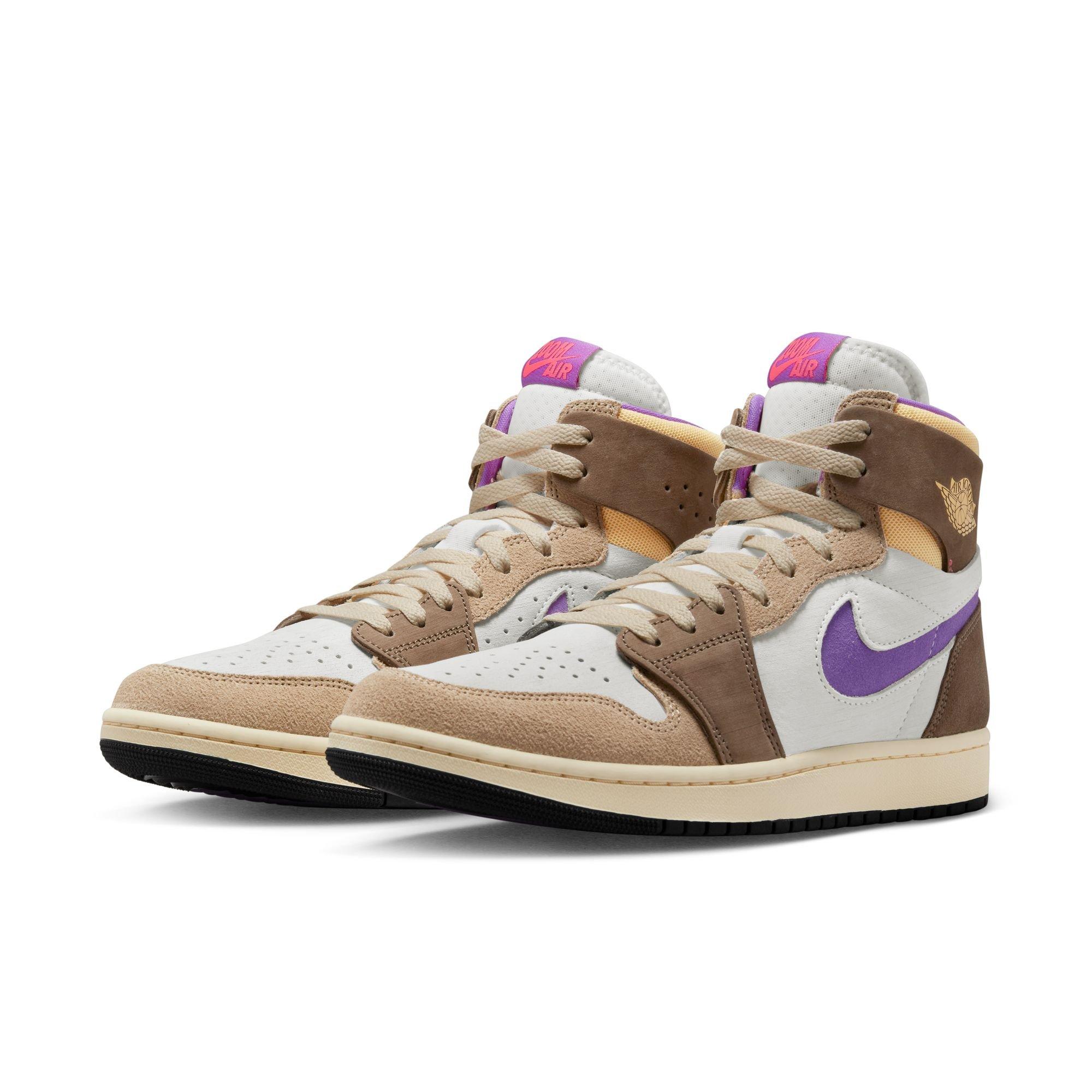 Jordan 1 Zoom Comfort 2 "Palomino/Melon Tint/Wild Berry/Desert" Men's Shoe - BROWN Thumbnail View 6