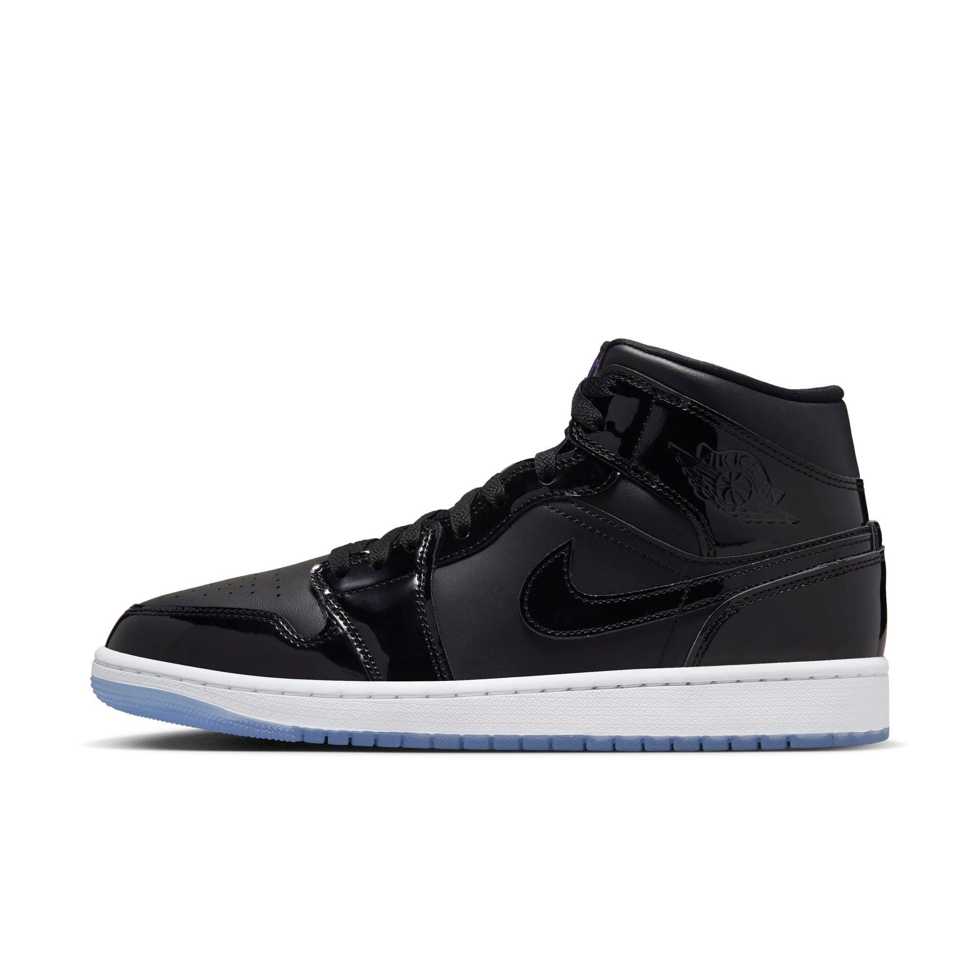 人気話題最新！NIKE AIR JORDAN 1 MID BLACK DARK CONCORD WHITE Jordan 1 Mid SE 
