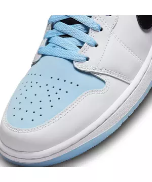 Jordan 1 Mid SE White/Ice Blue/Black Men's Shoe - Hibbett