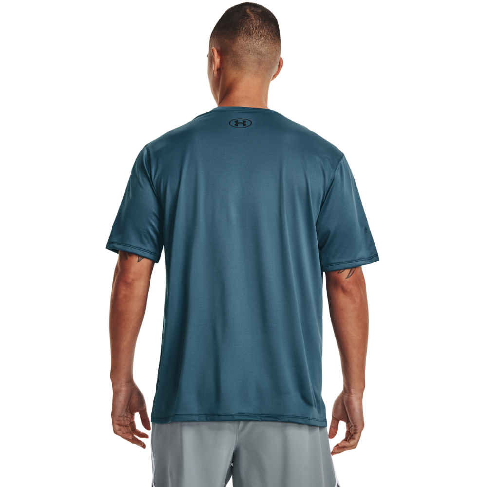 Under Armour Men's Tech Vent Short-Sleeve Tee-Blue - BLUE Thumbnail View 2