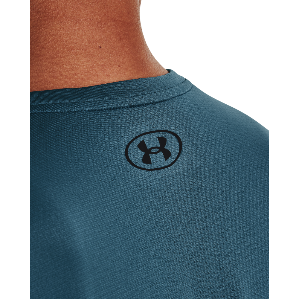 Under Armour Men's Tech Vent Short-Sleeve Tee-Blue - BLUE Thumbnail View 3