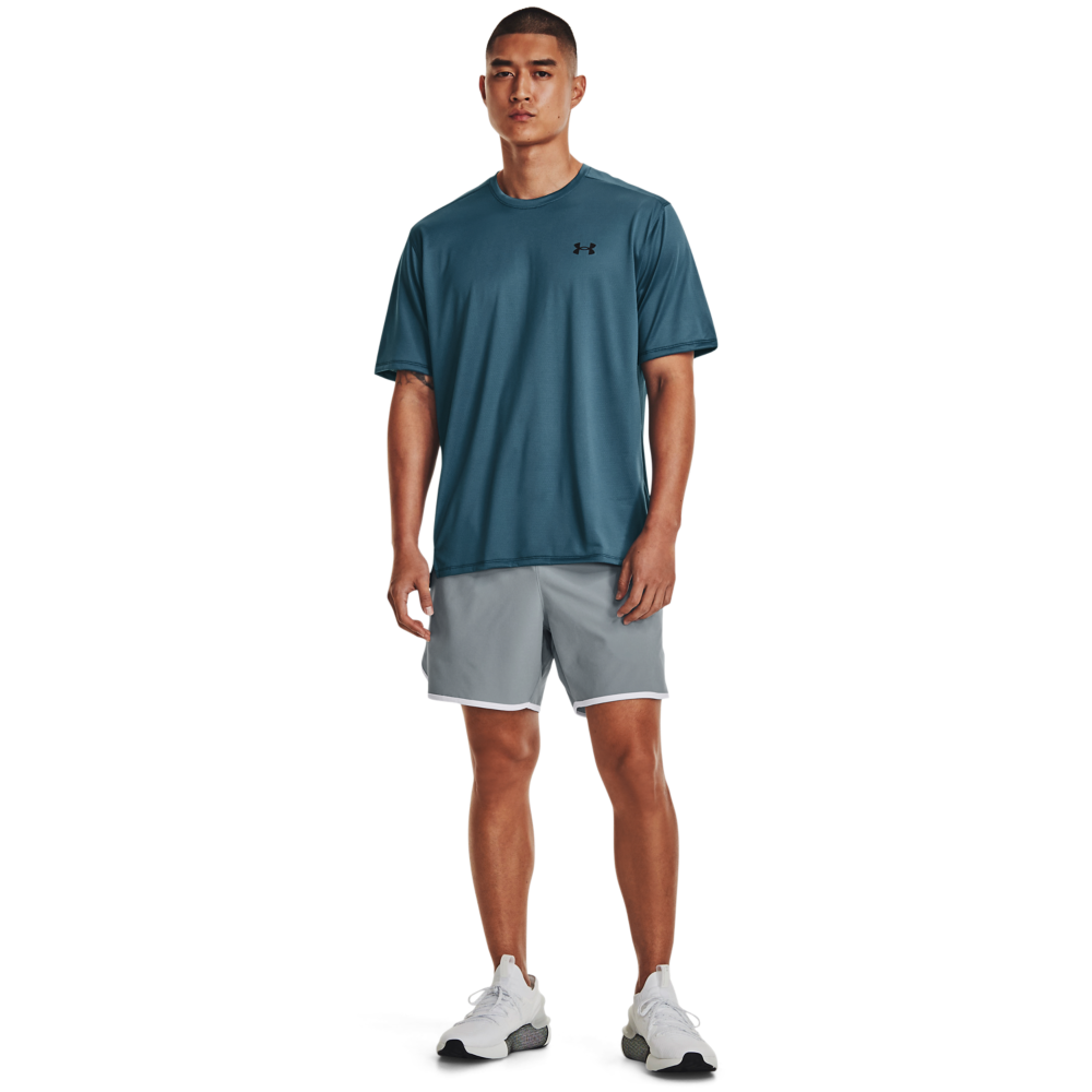 Under Armour Men's Tech Vent Short-Sleeve Tee-Blue - BLUE Thumbnail View 4