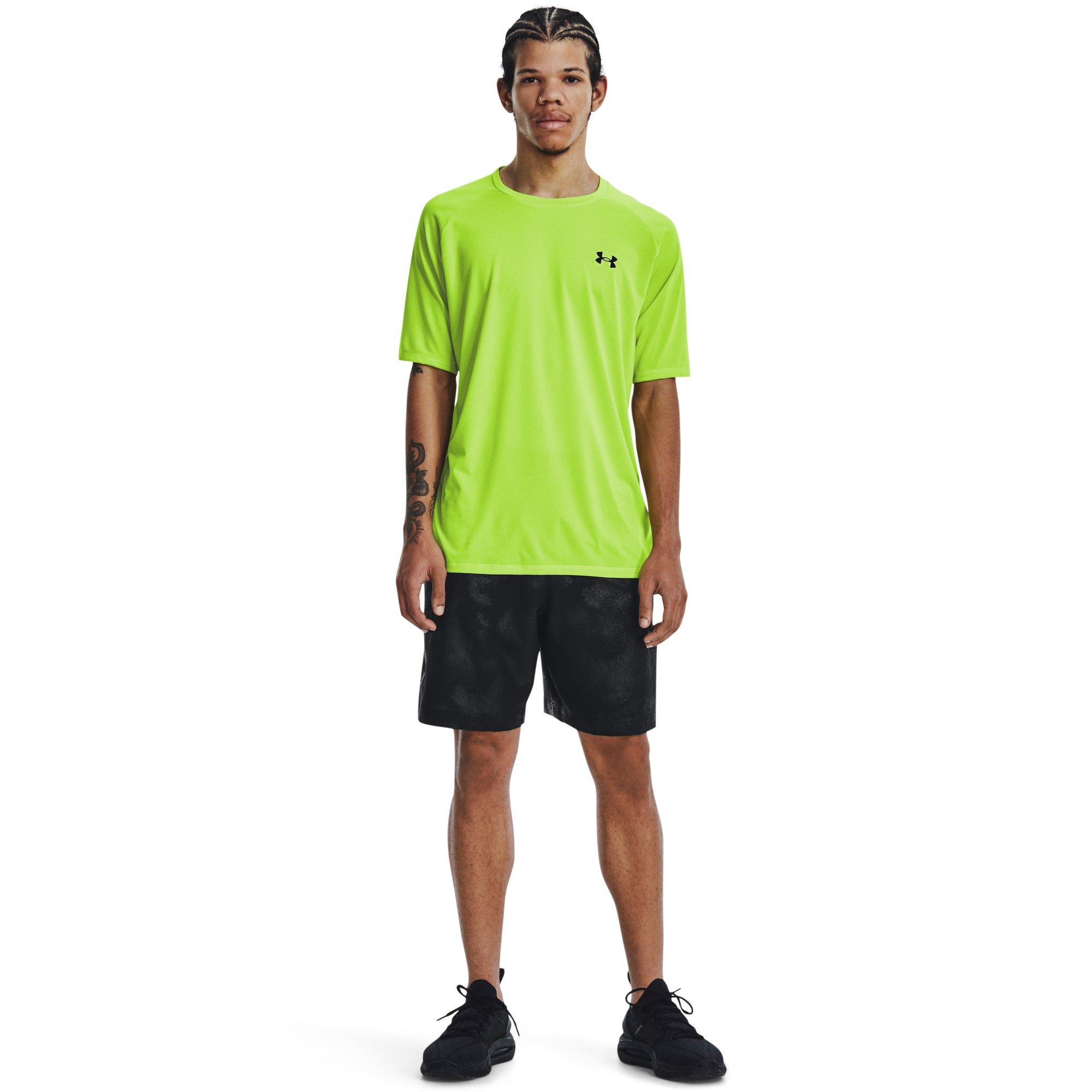 Under Armour Men's Woven Emboss Shorts-Black - BLACK Thumbnail View 4