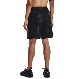 Under Armour Men's Woven Emboss Shorts-Black