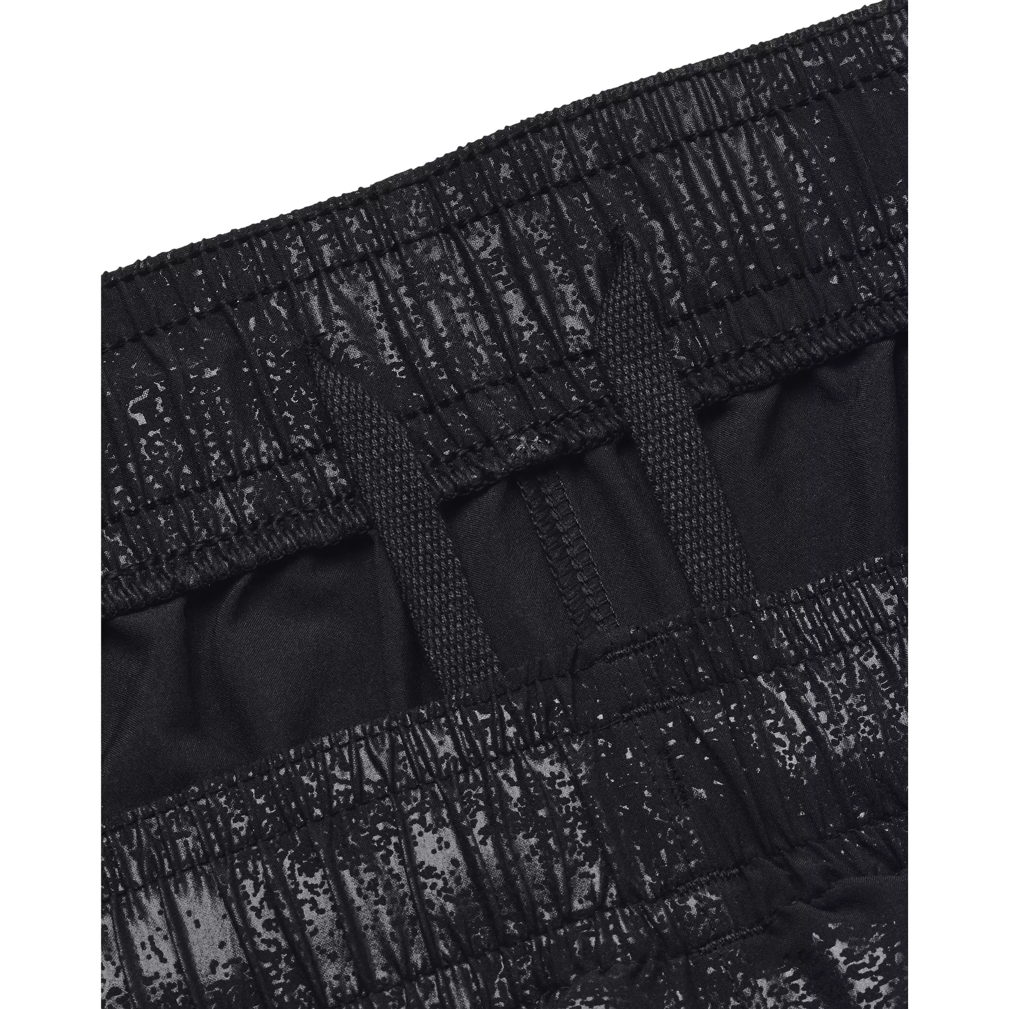 Under Armour Men's Woven Emboss Shorts-Black - BLACK