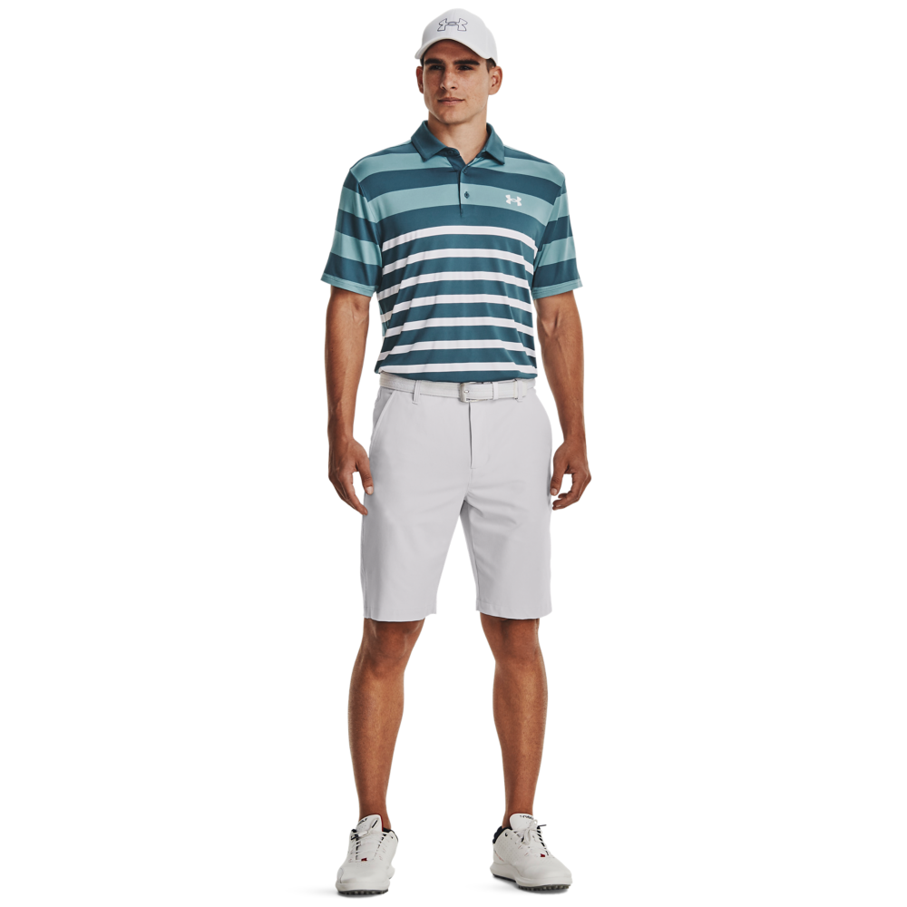 Under Armour Men's Playoff Stripes 3.0 Polo Shirt - BLUE Thumbnail View 4