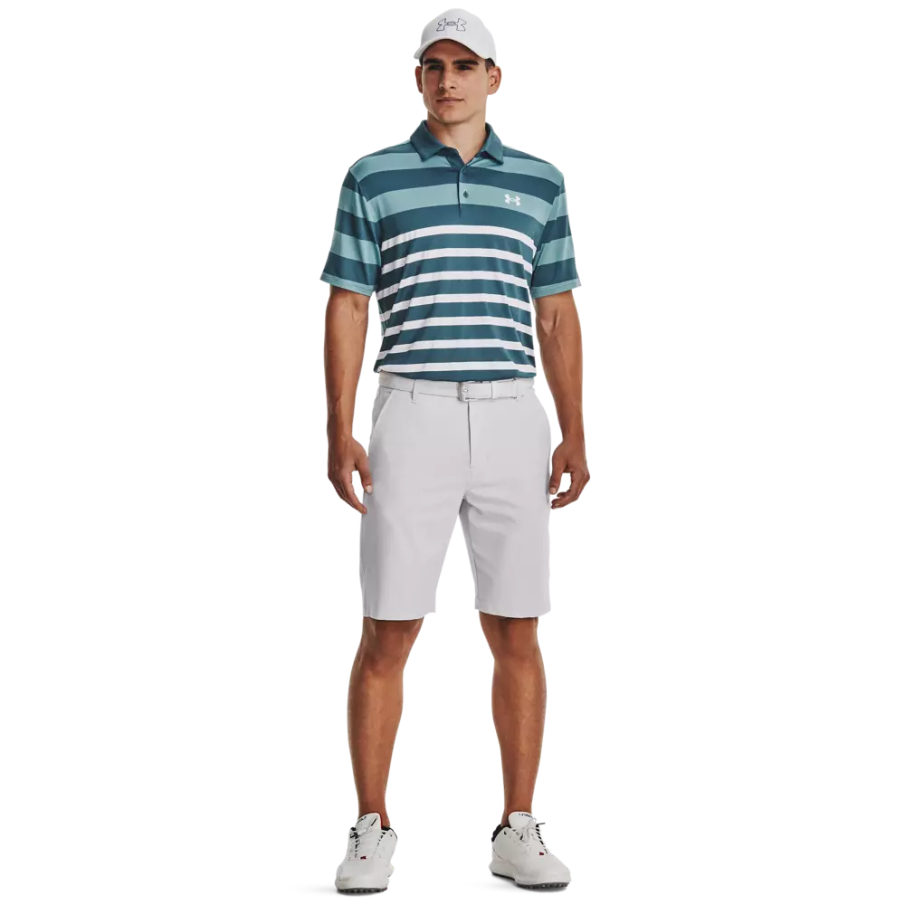 Under Armour Men's Playoff Stripes 3.0 Polo Shirt - BLUE