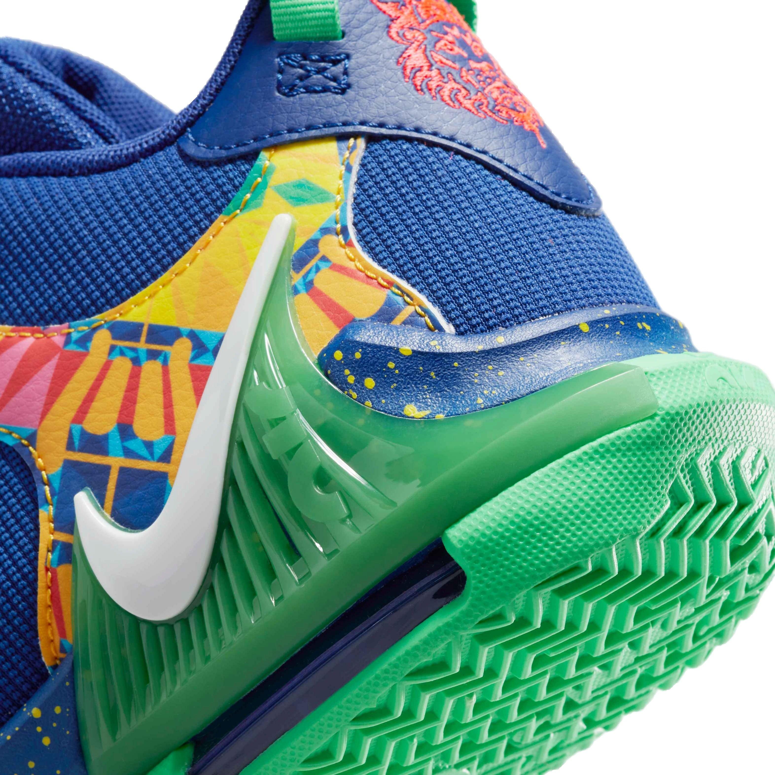 kd shoes green and blue