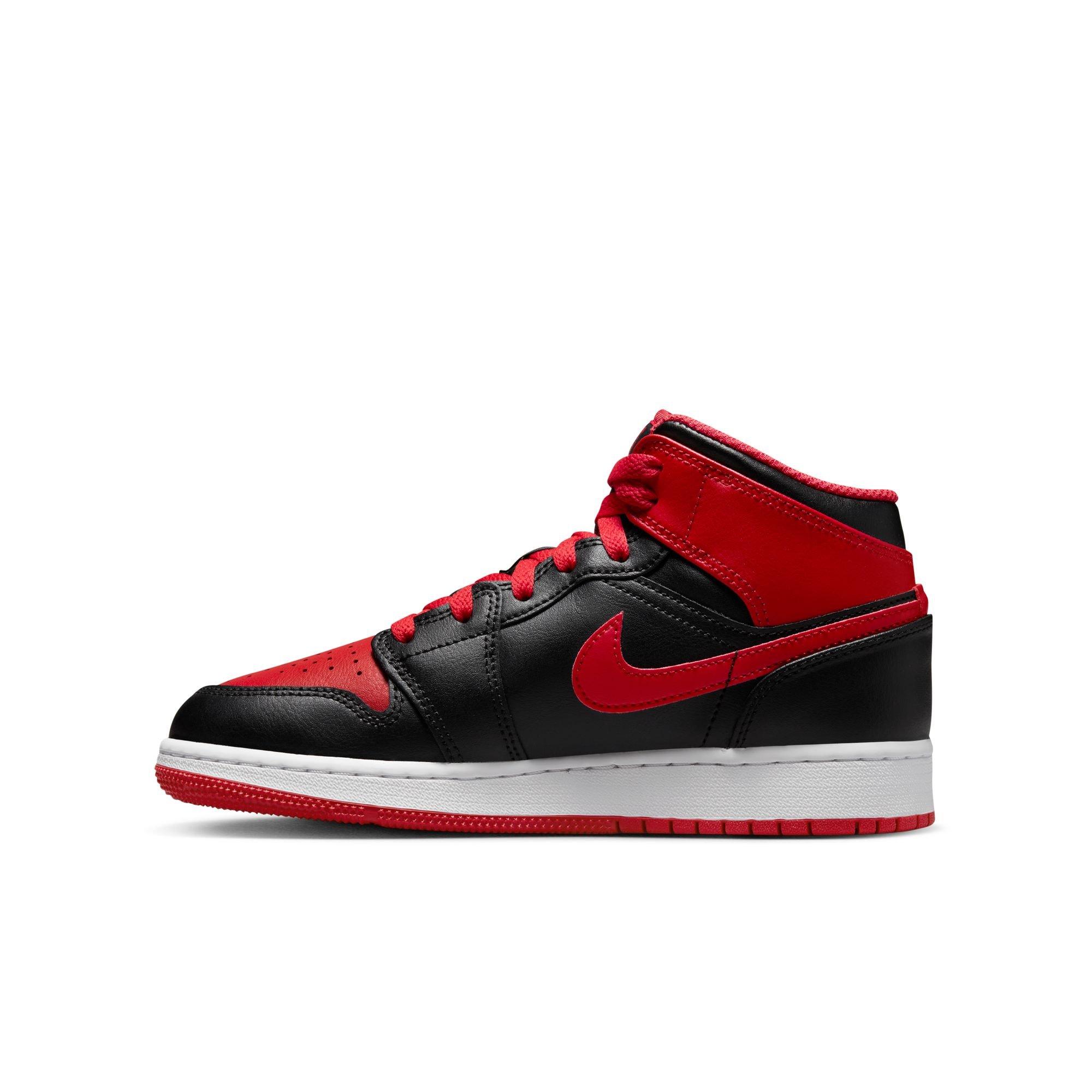 Jordan 13 Retro Black/Gym Red/White Grade School Kids' Shoe - Hibbett