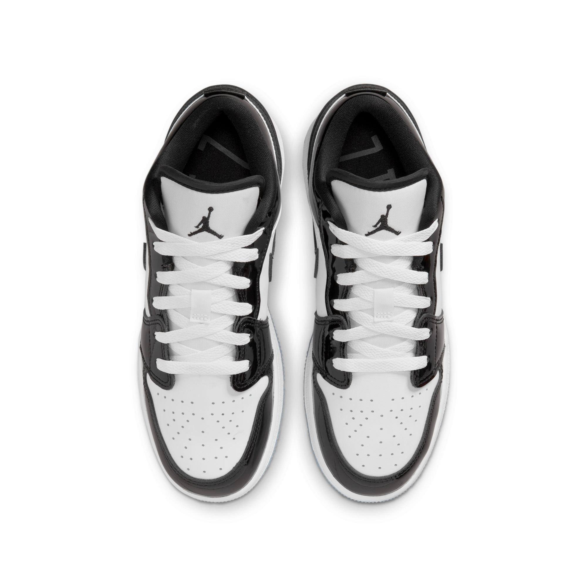 Jordan 1 Low SE Grade School Kids' "White/Black" Shoe
