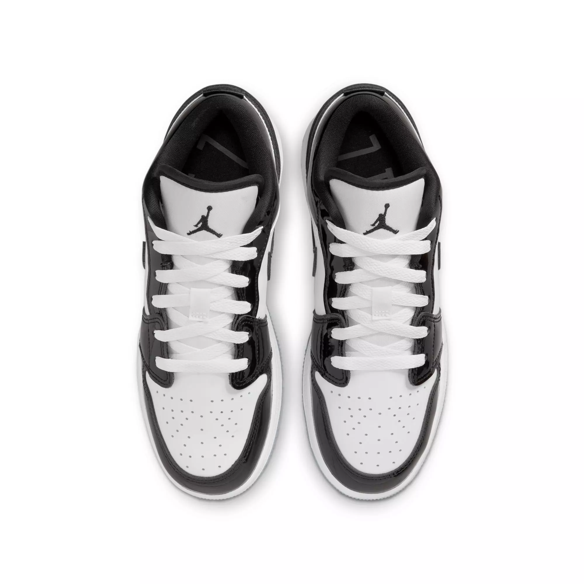 Jordan 1 Low SE "White/Black" Grade School Kids' Shoe - WHITE/BLACK