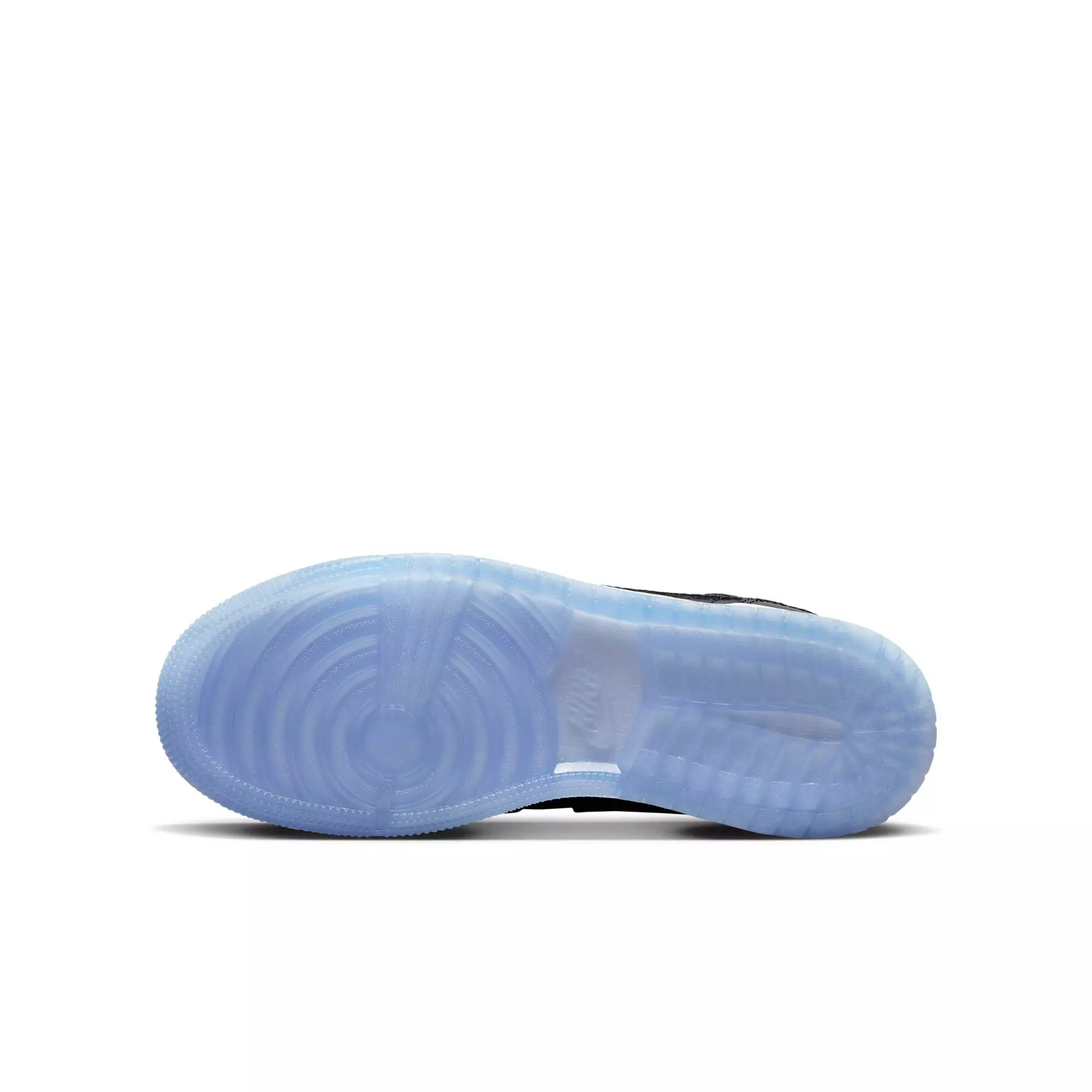 Jordan 1 Mid SE "Black/Dark Concord/White" Grade School Kids' Shoe - BLACK/DARK CONCORD/WHITE