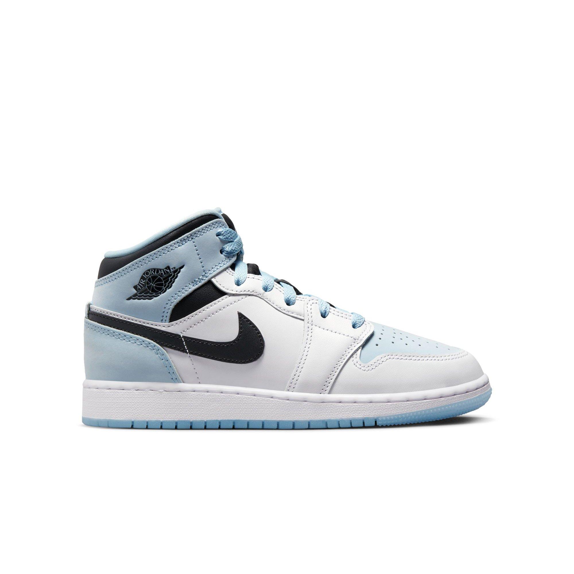 blue black and white jordan 1 grade school