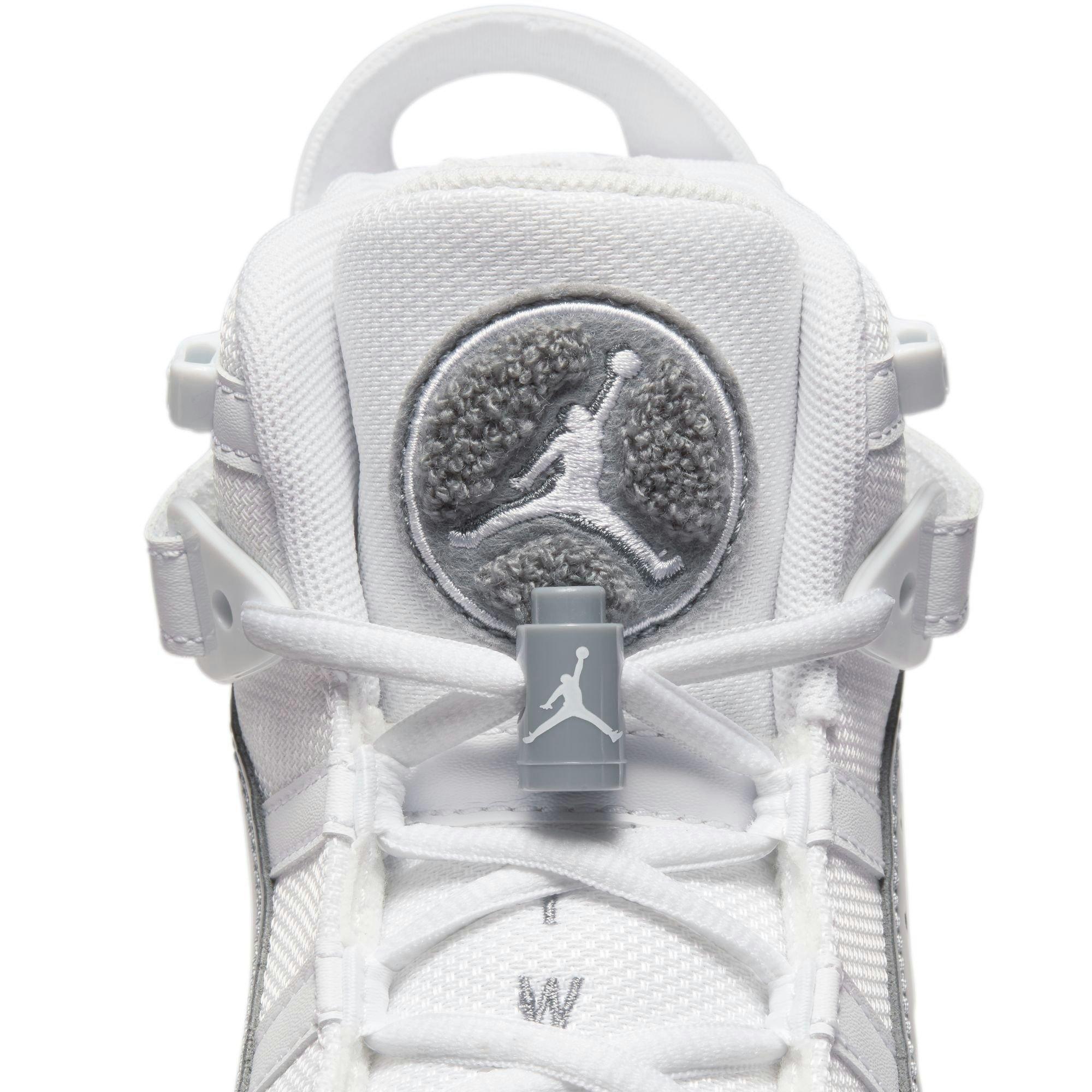 Jordan 6 Rings Grade School Boys' "White/Cool Grey" Shoe