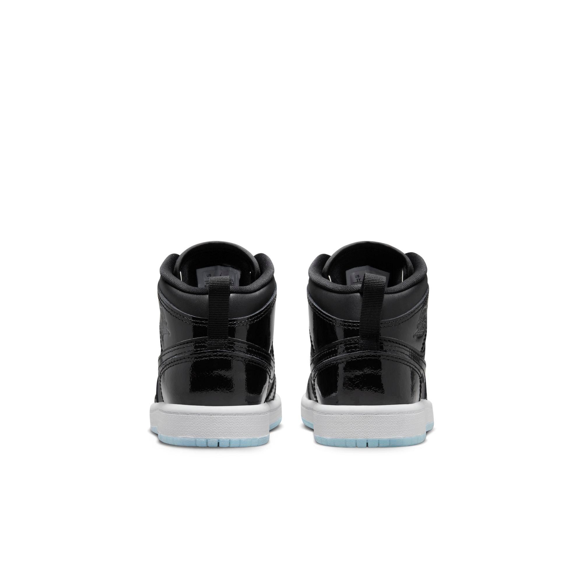 Jordan 1 Mid SE Preschool Boys' "Black/Dark Concord/White" Shoe