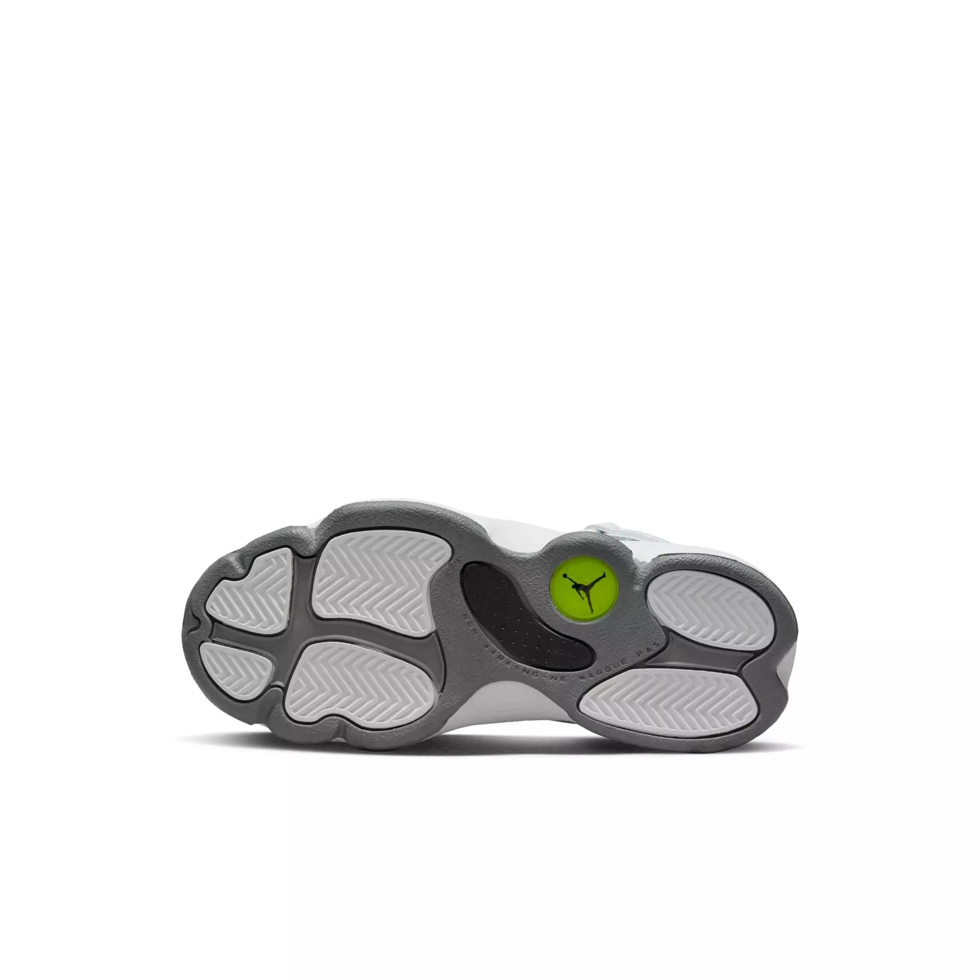 Jordan 6 Rings "White/Cool Grey/White" Preschool Boys' Shoe - WHITE/GREY