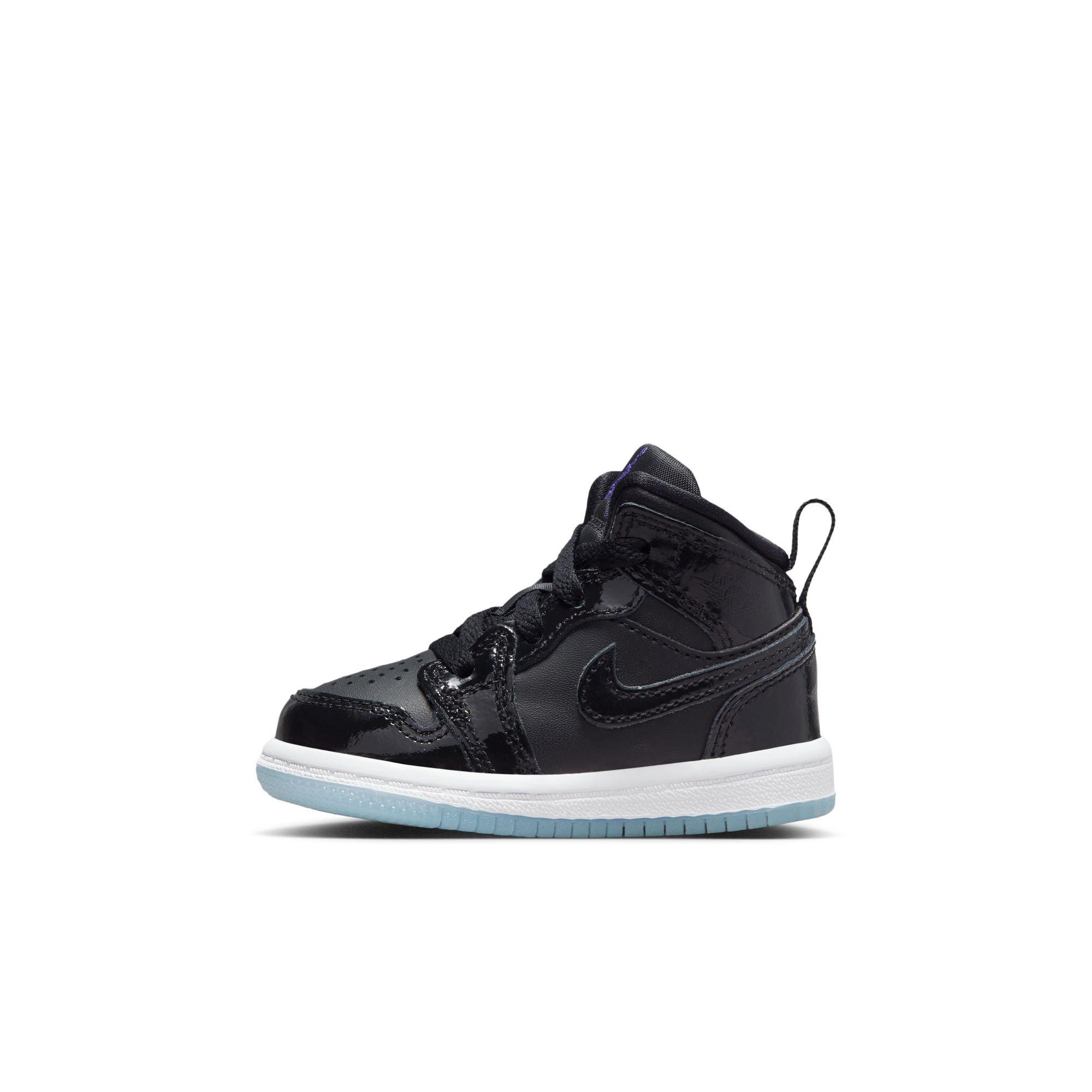 Jordan 1 Mid SE Toddler Boys' "Black/Dark Concord/White" Shoe