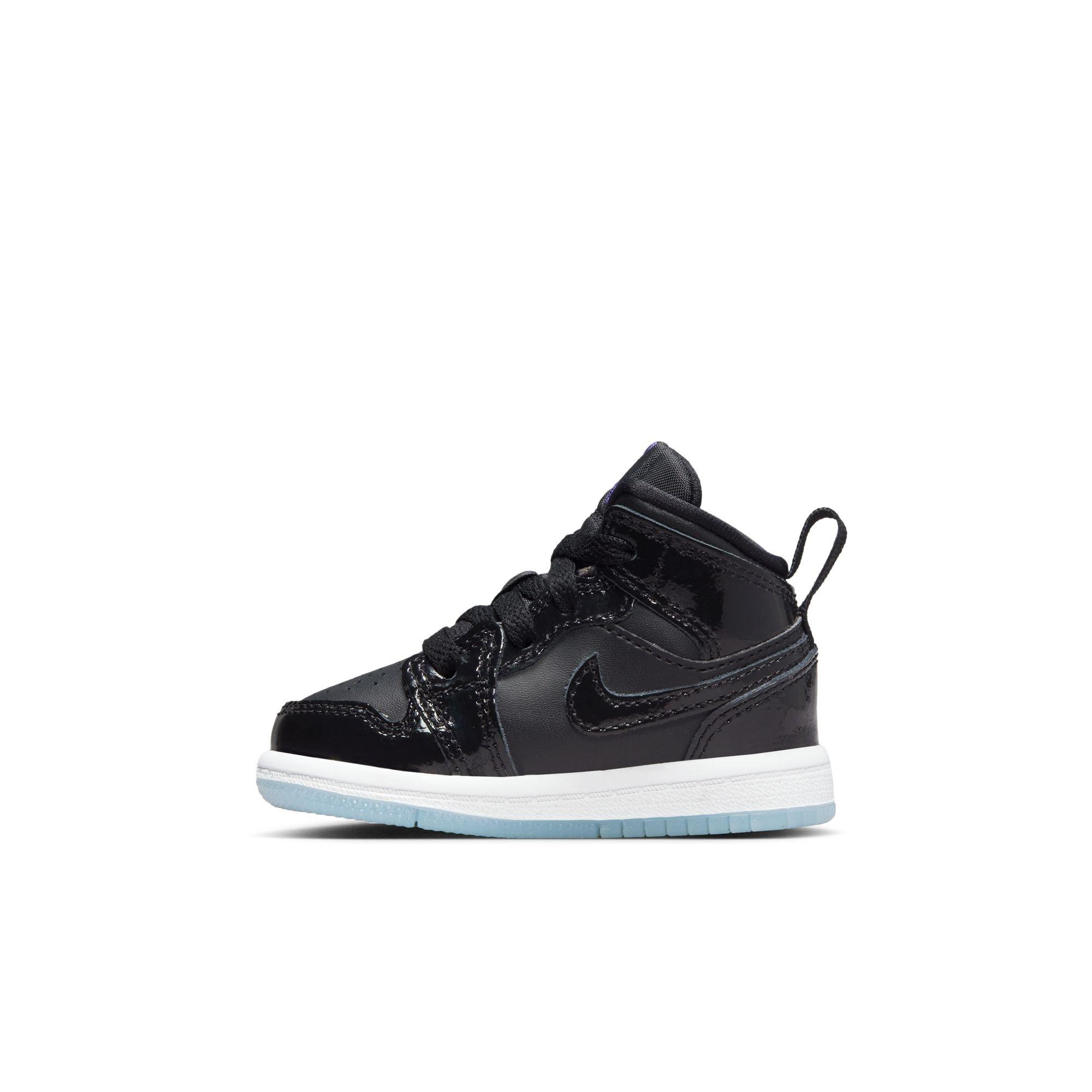 Jordan 1 Mid SE Toddler Boys' "Black/Dark Concord/White" Shoe