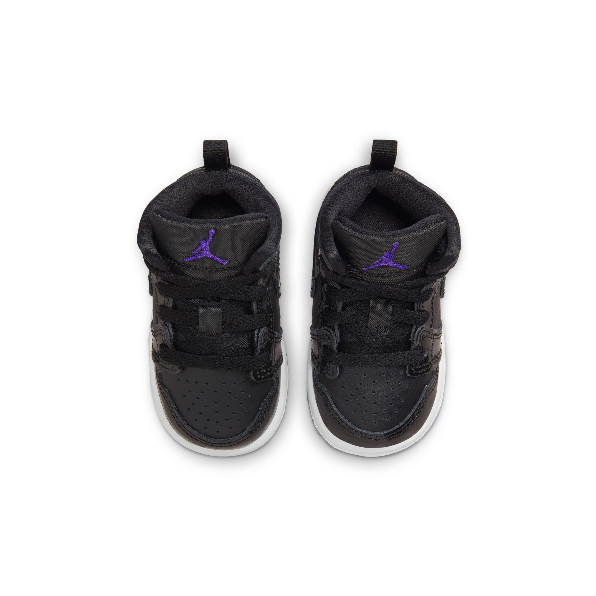 Jordan 1 Mid SE Toddler Boys' "Black/Dark Concord/White" Shoe