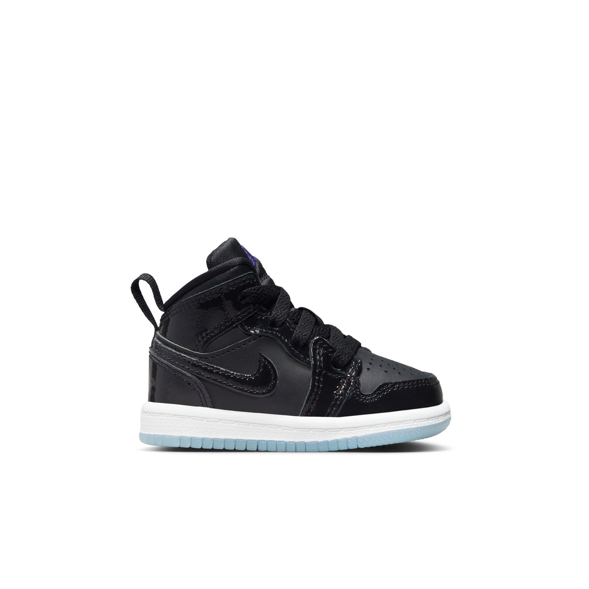 Jordan 1 Mid SE "Black/Dark Concord/White" Toddler Boys' Shoe Hibbett